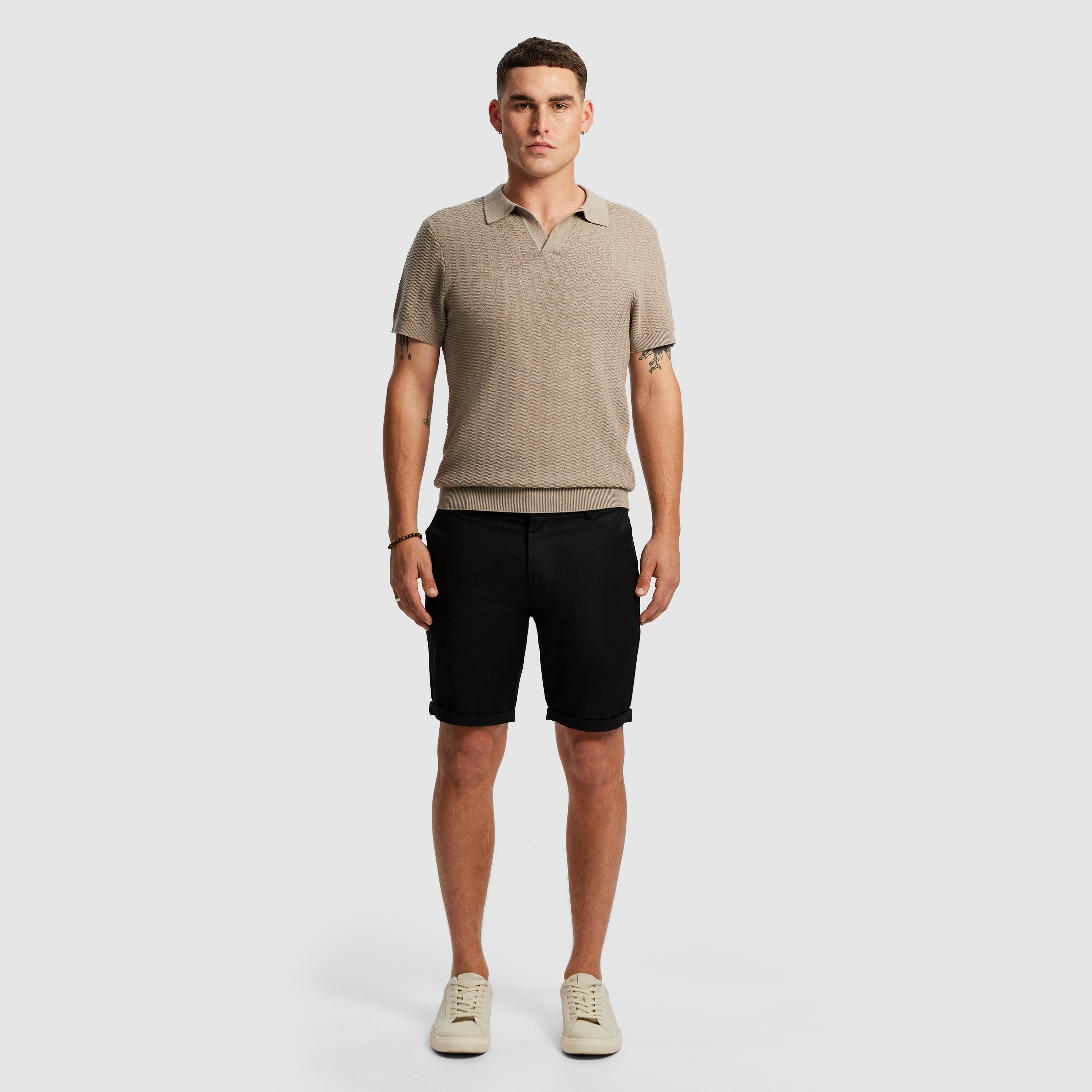 Stirling Knitted Polo Shirt