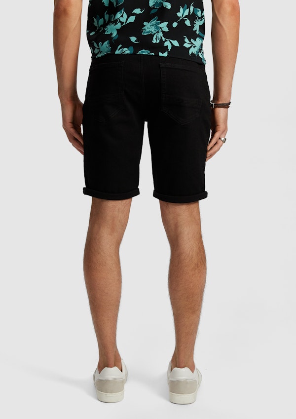 Christos Ripped Denim Short