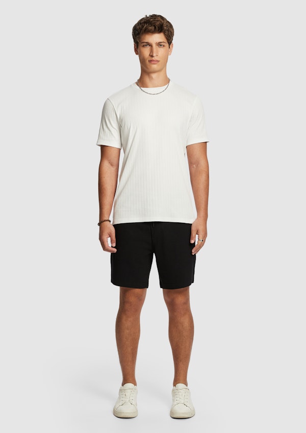 Black Rizzo Jersey Short