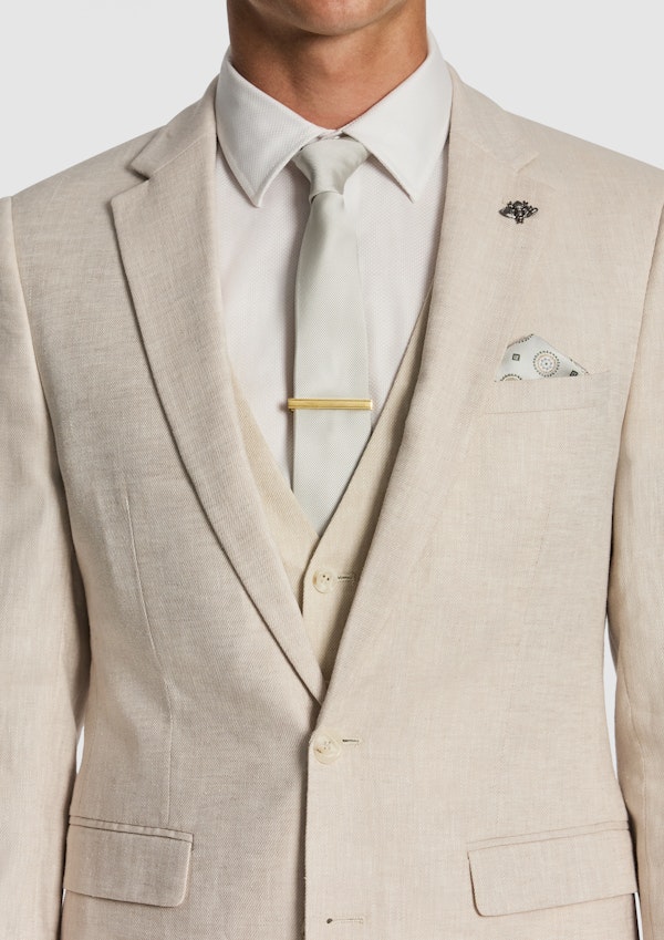 Carter Stretch Linen Blend Slim Suit