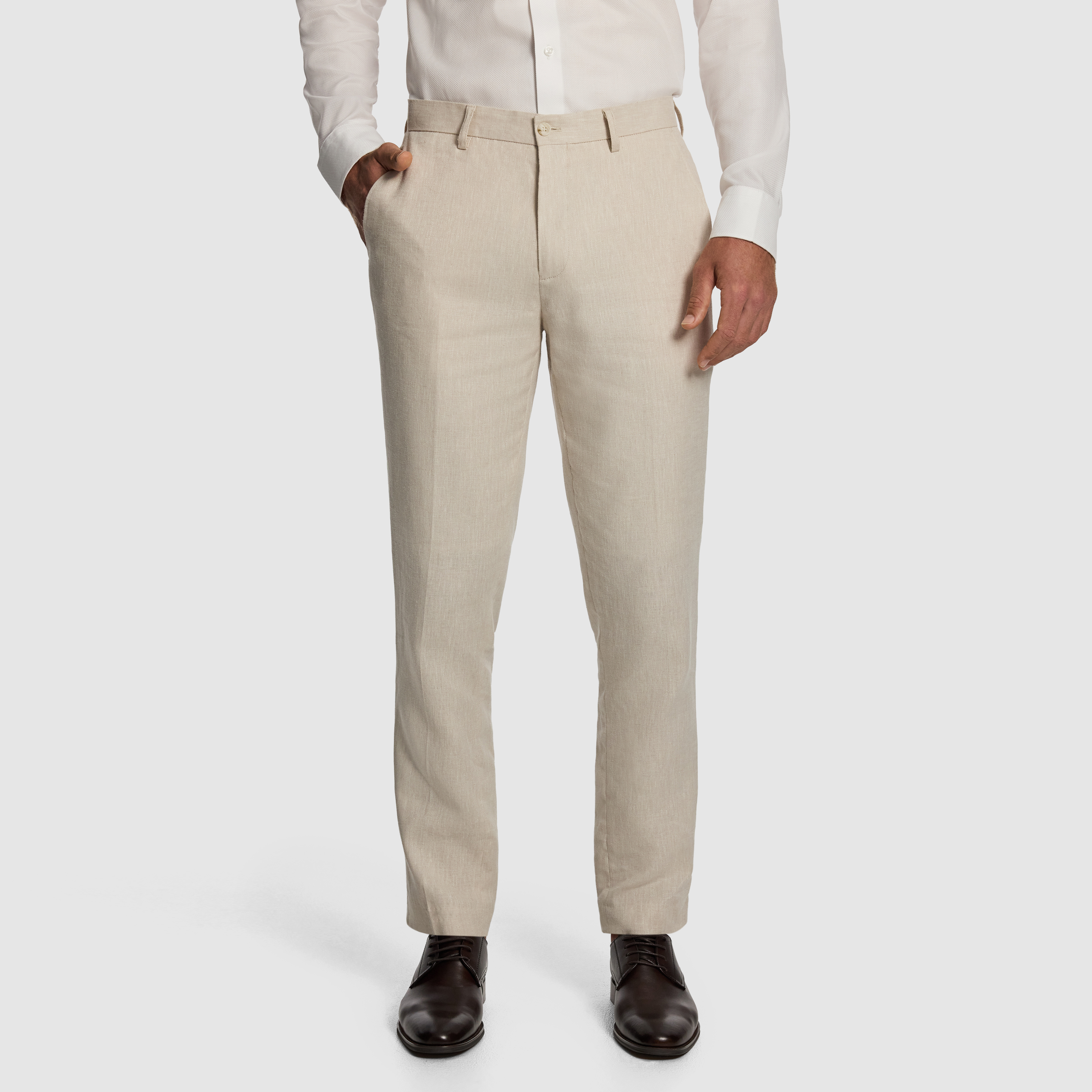  Carter Stretch Linen Blend Slim Suit