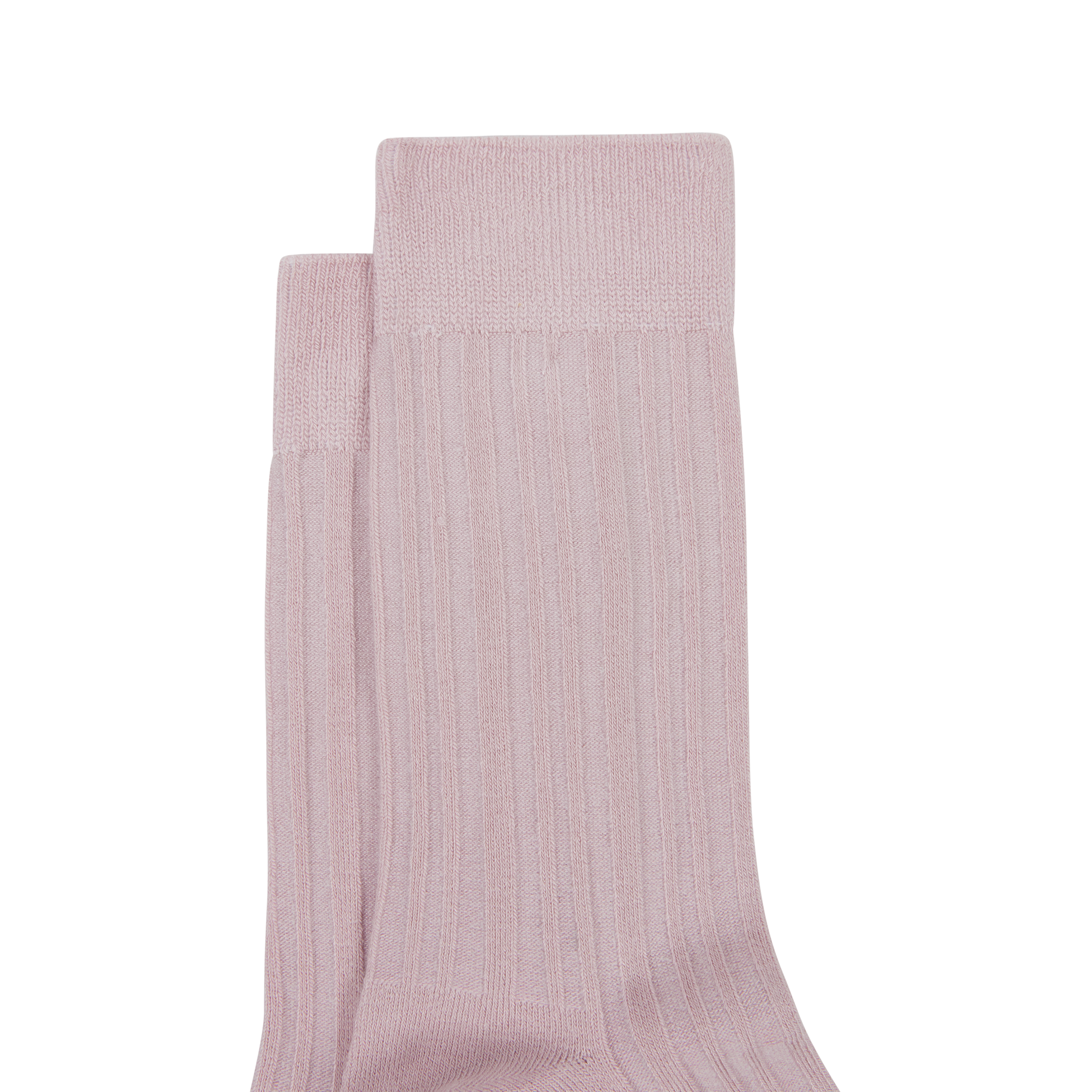 Pink Bamboo Ribbed Sock