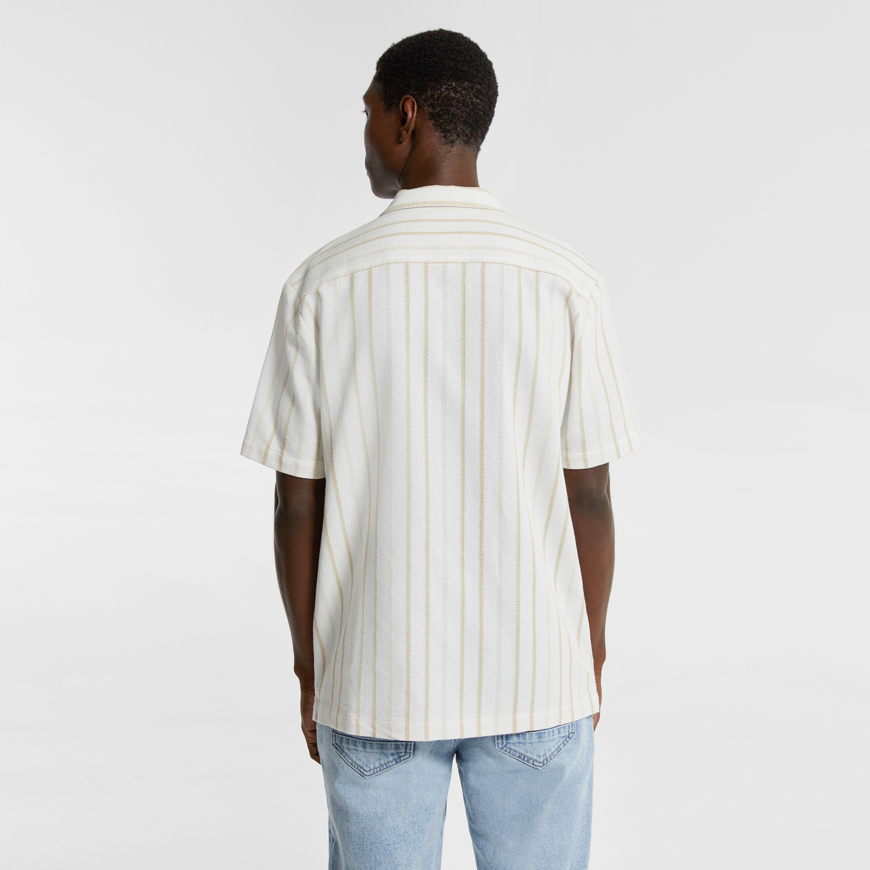 Natural Giant Stripe Shirt