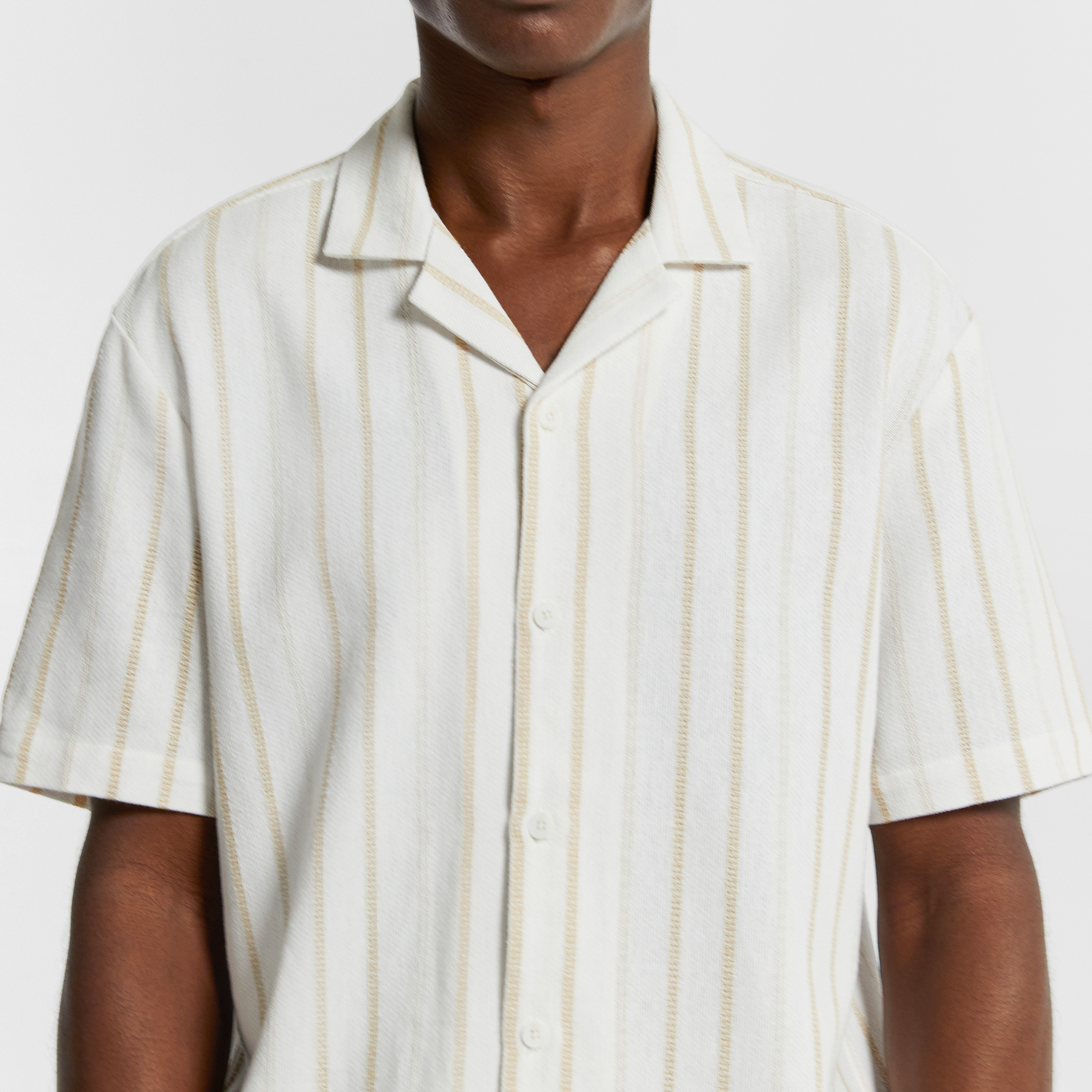 Natural Giant Stripe Shirt