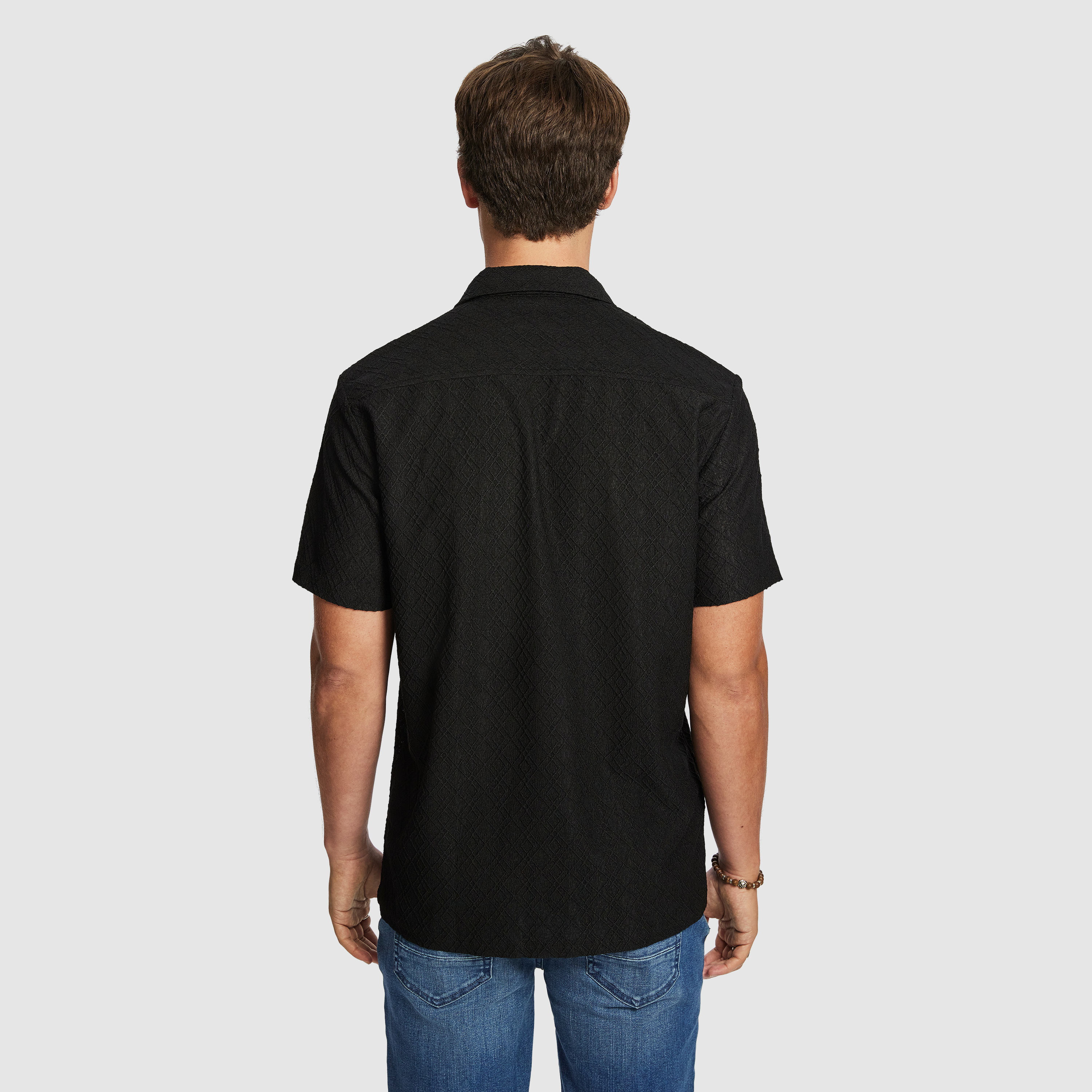 Black Murdock Textured Shirt