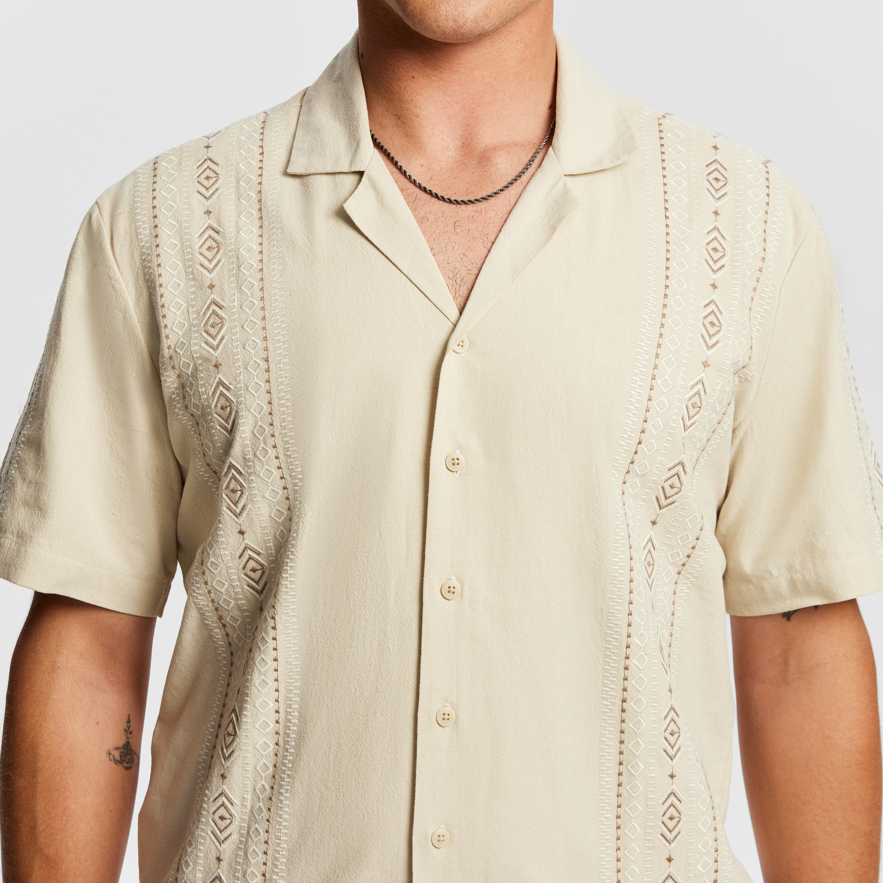 Temple Embroidered Shirt