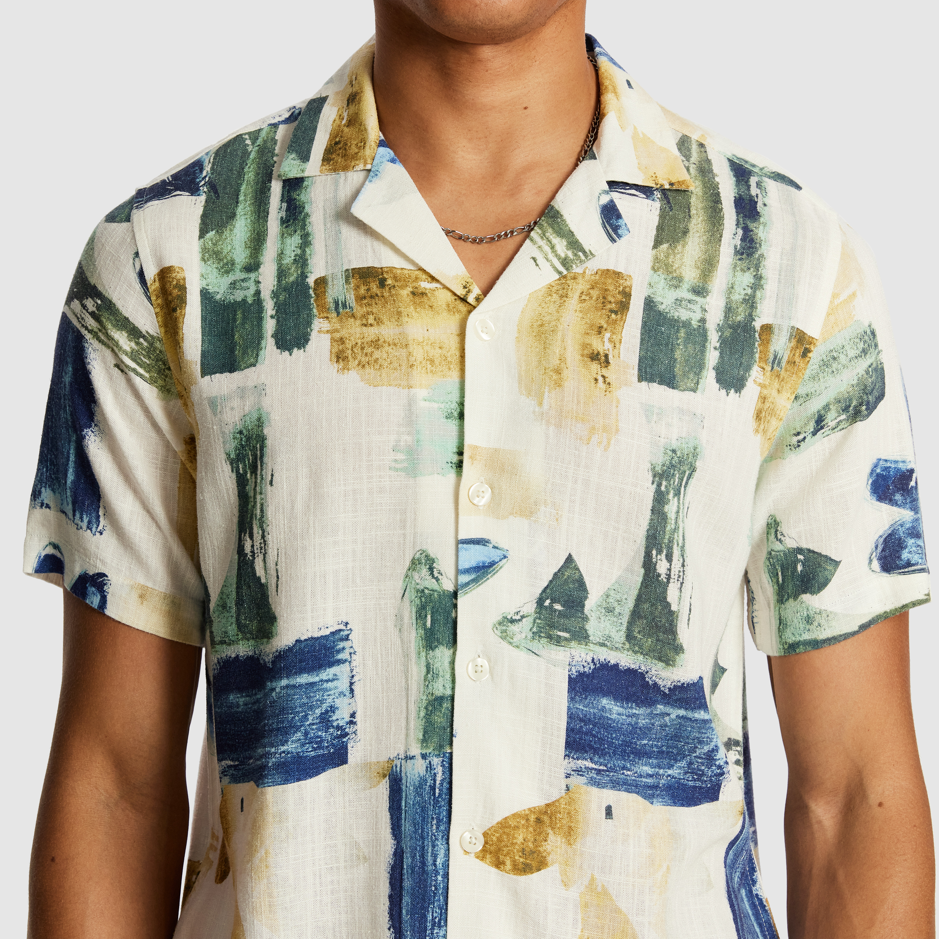 Multi Eden Linen Blend Shirt