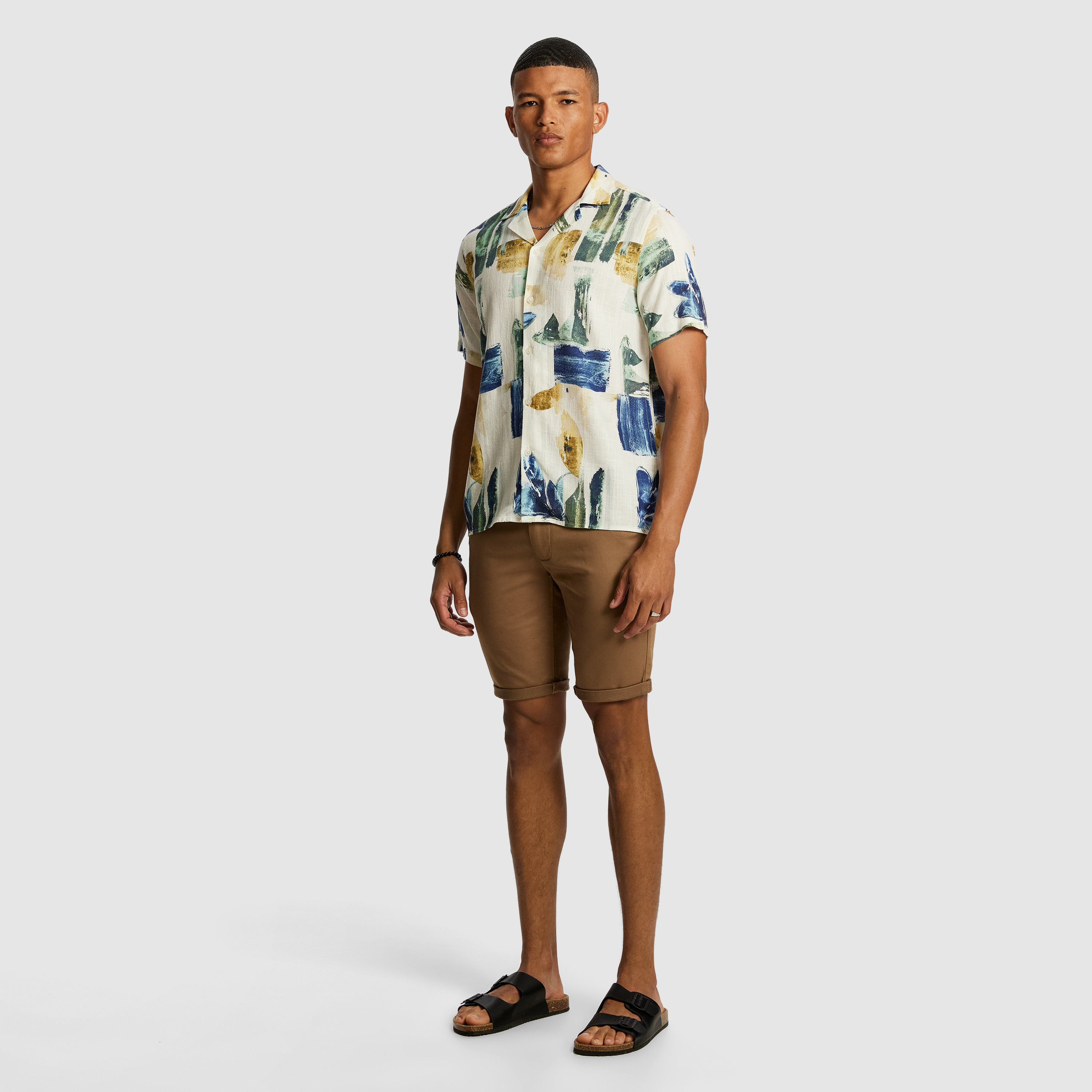 Multi Eden Linen Blend Shirt