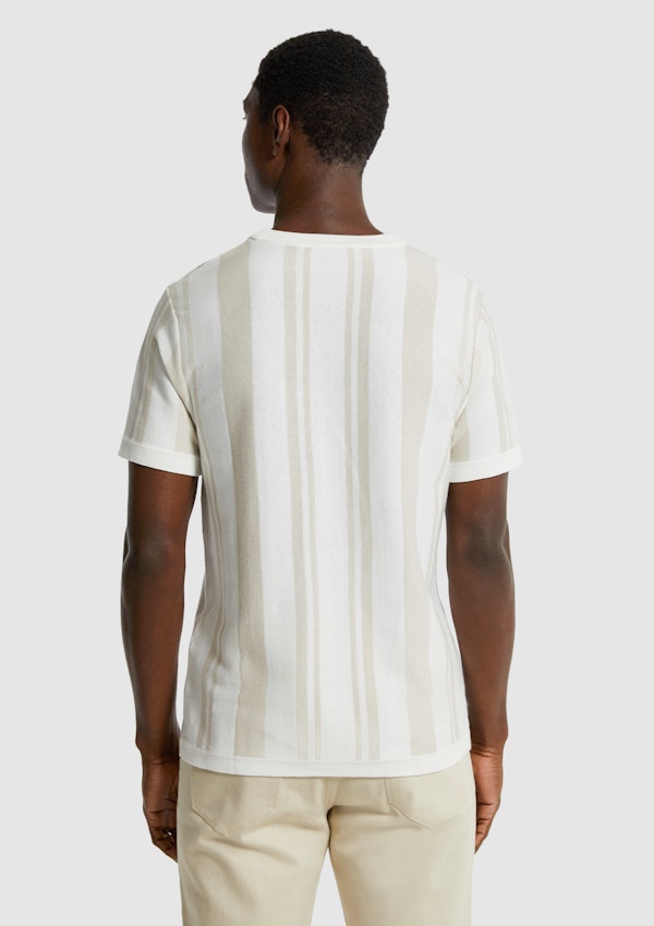 Natural Merida Knitted Stripe Tee