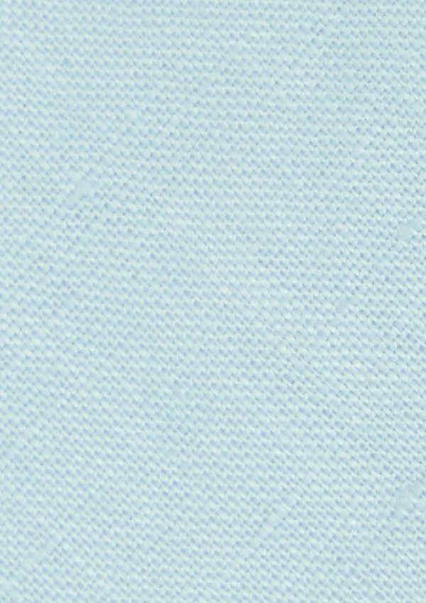 Blue Pure Linen 5 Cm Tie
