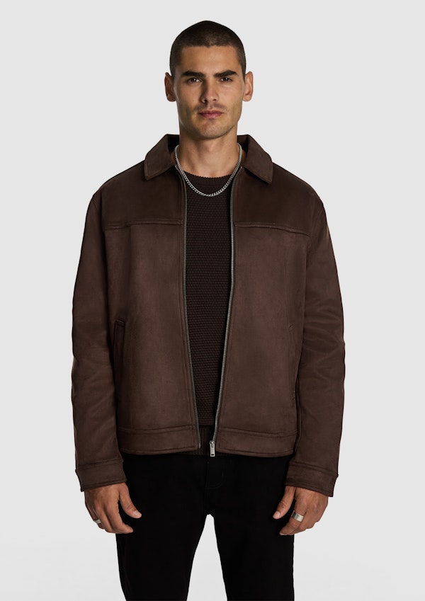Sutherland Faux Suede Jacket