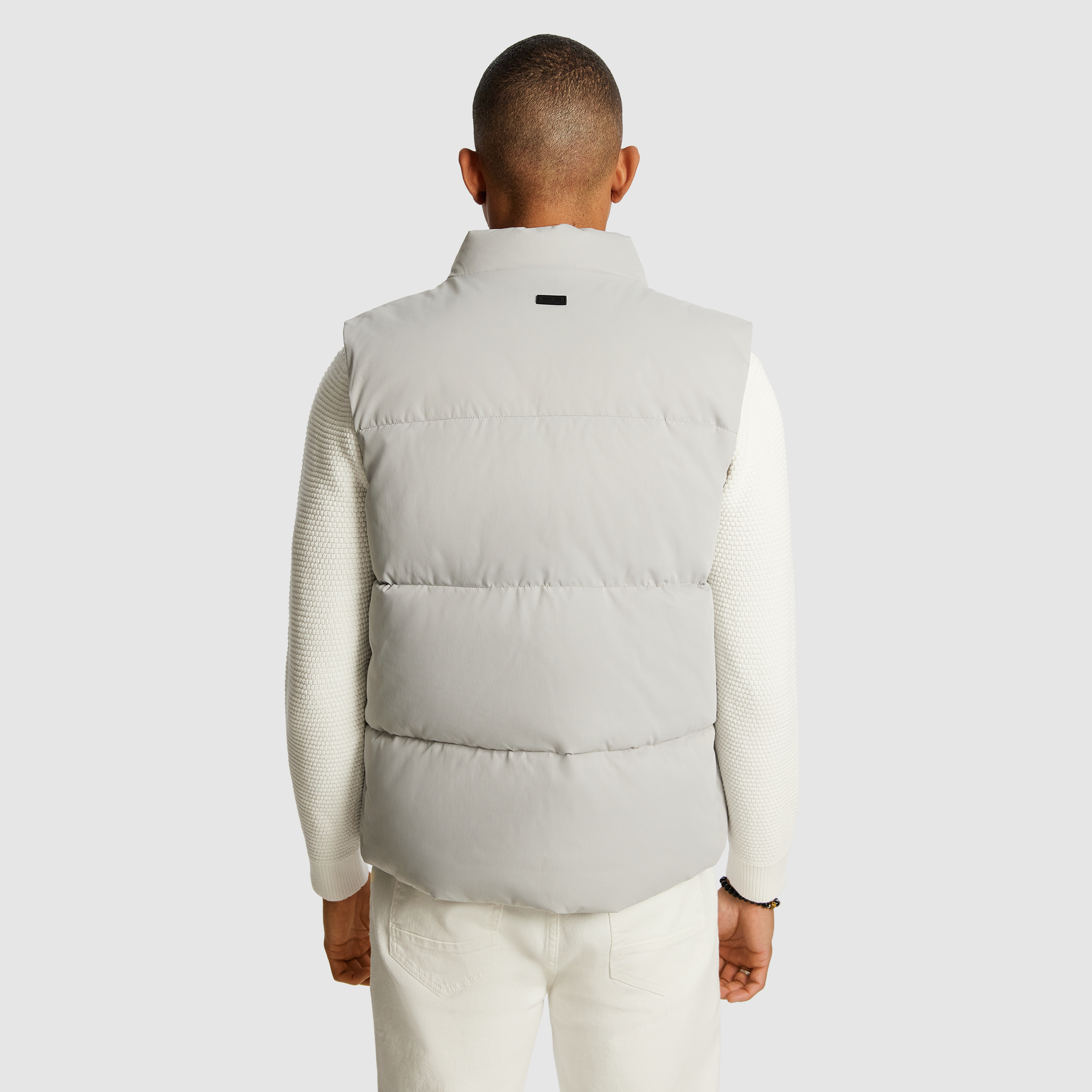 Ice Grey Forbes Puffer Vest