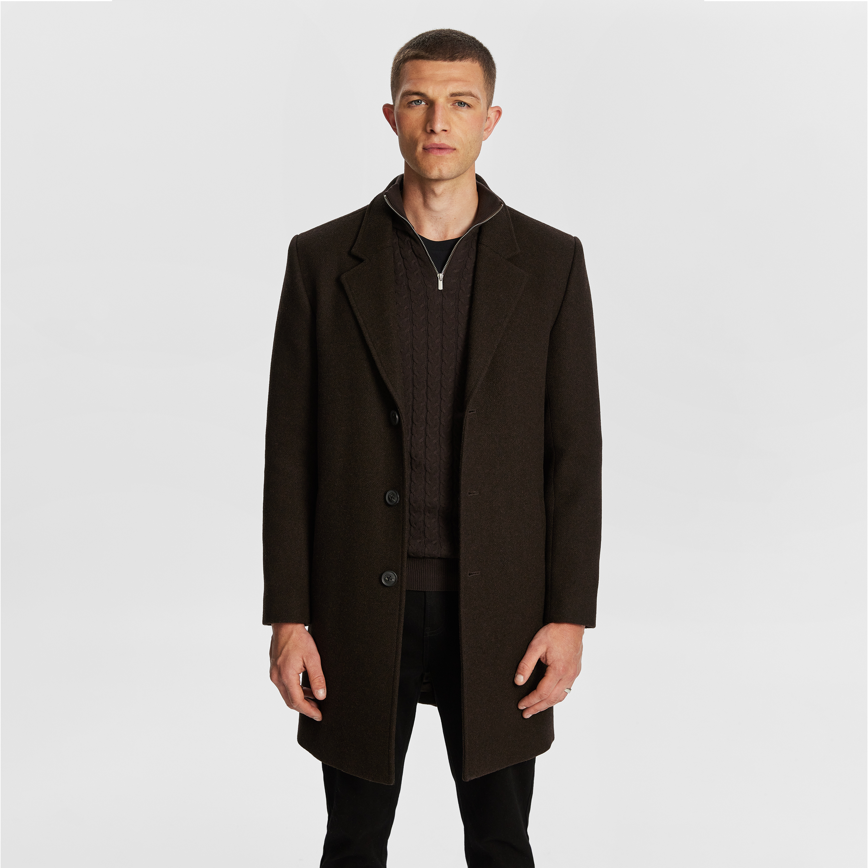 Blakehurst Wool Blend Duster Coat