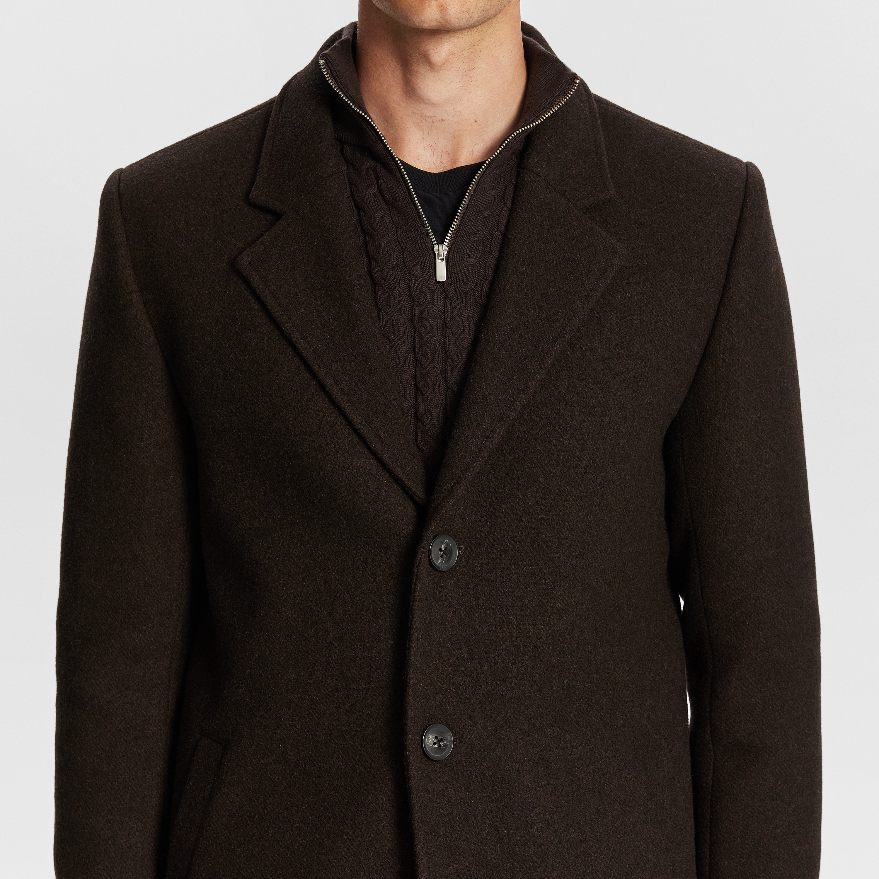 Blakehurst Wool Blend Duster Coat