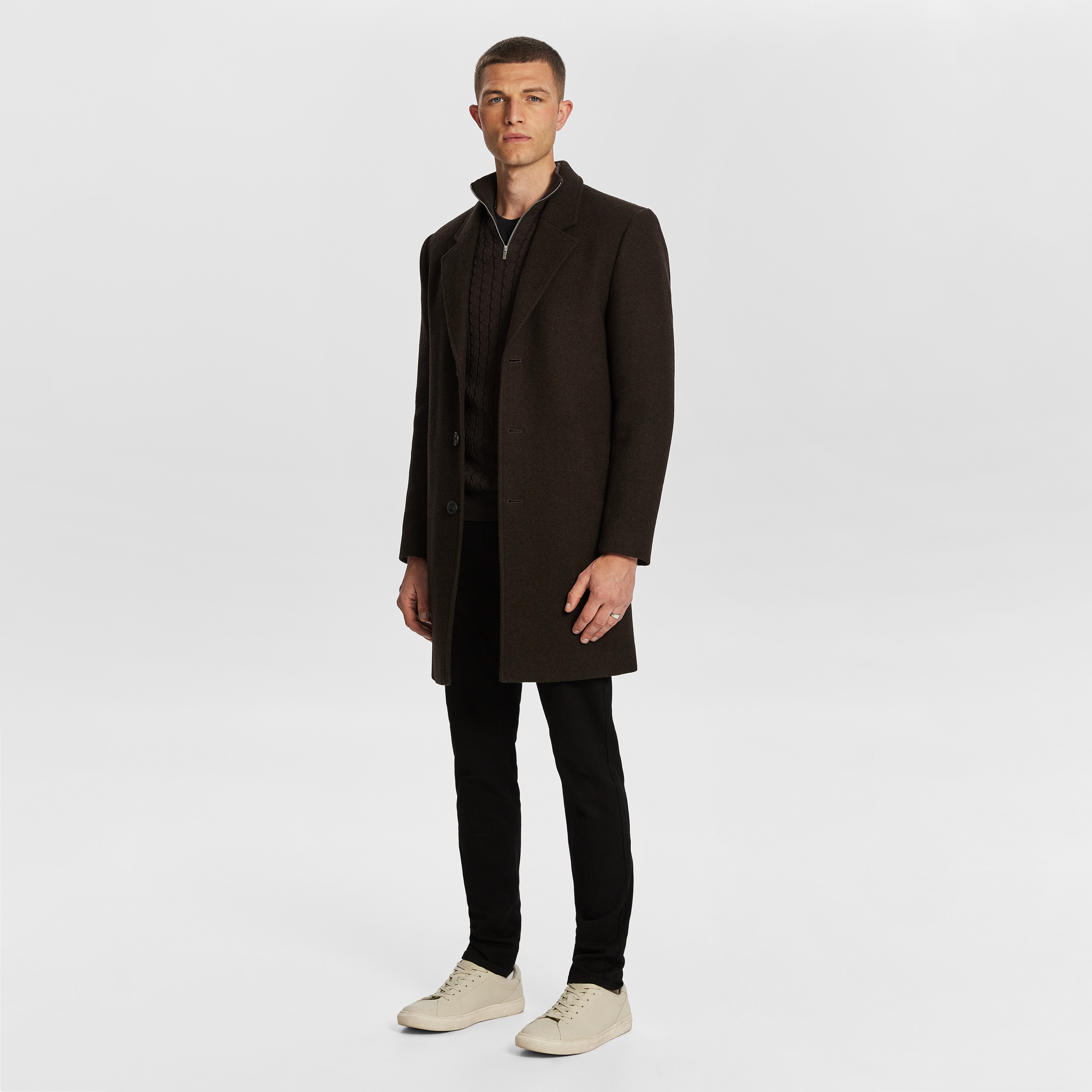 Blakehurst Wool Blend Duster Coat
