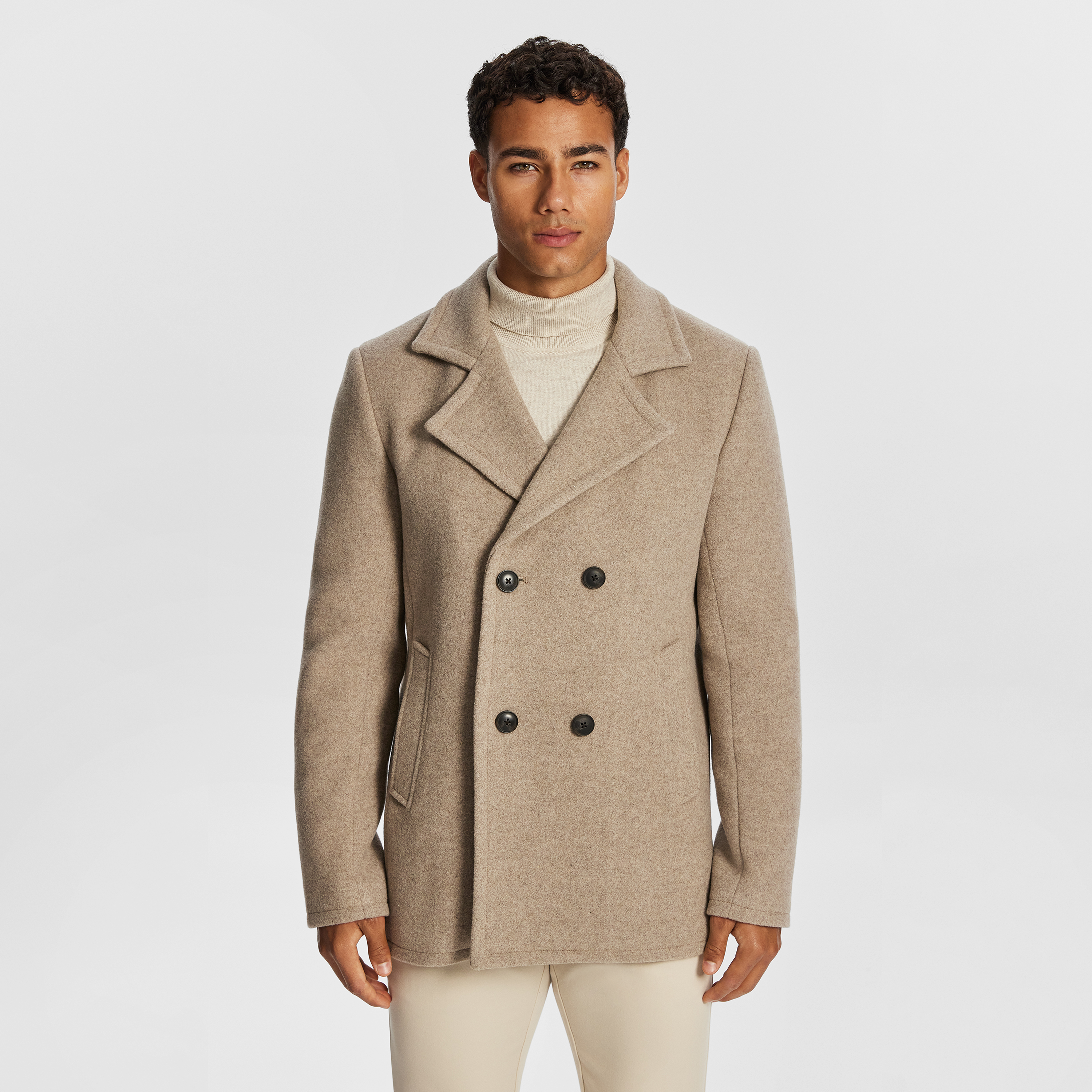 Popeye Wool Blend Sailor Jacket