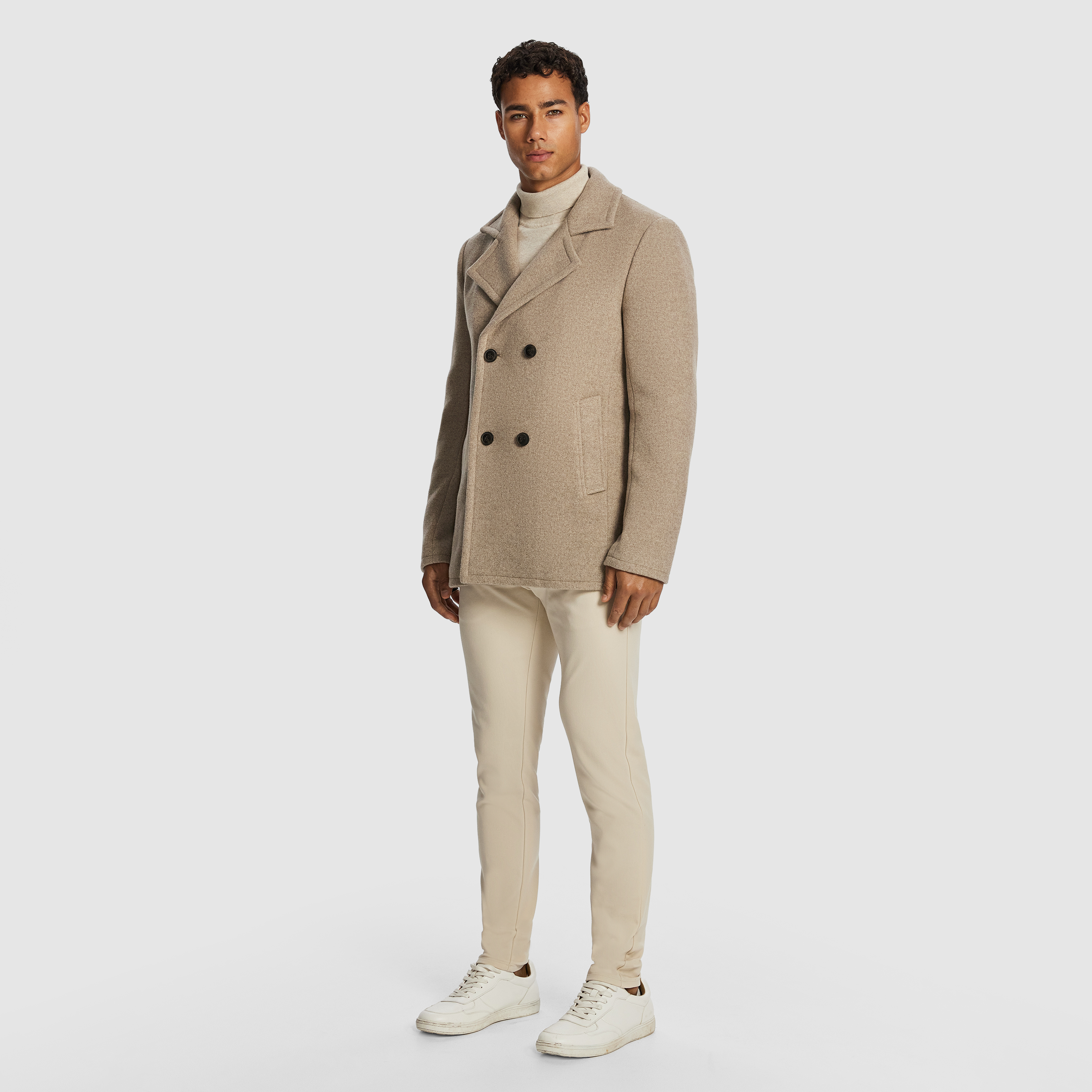 Popeye Wool Blend Sailor Jacket