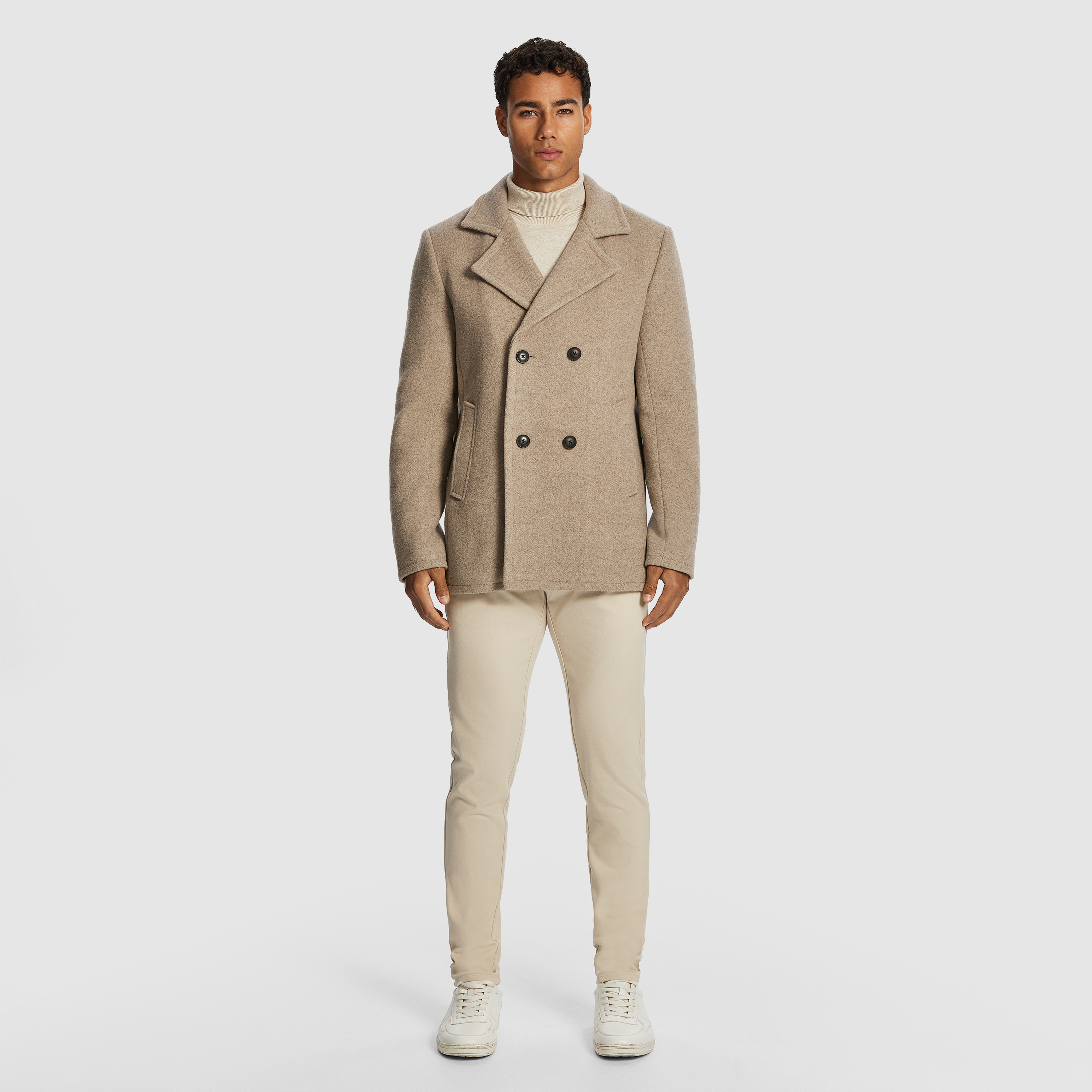 Popeye Wool Blend Sailor Jacket