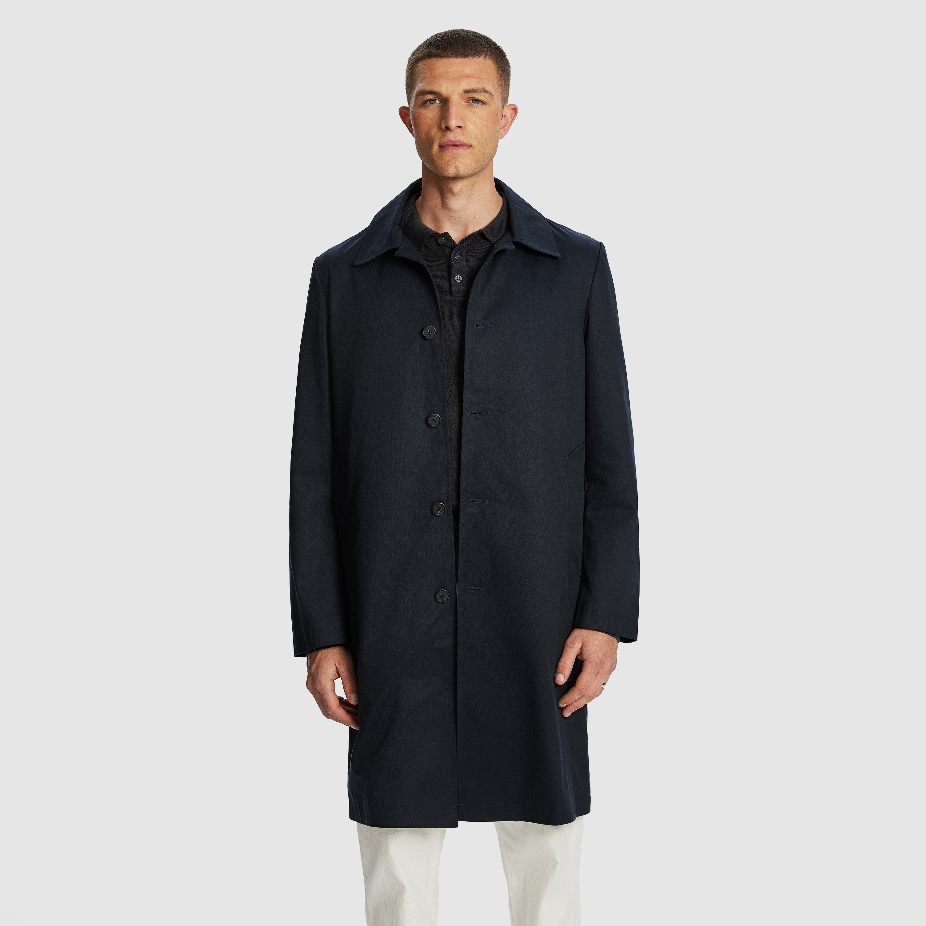 Flash Cotton Blend Mac Jacket