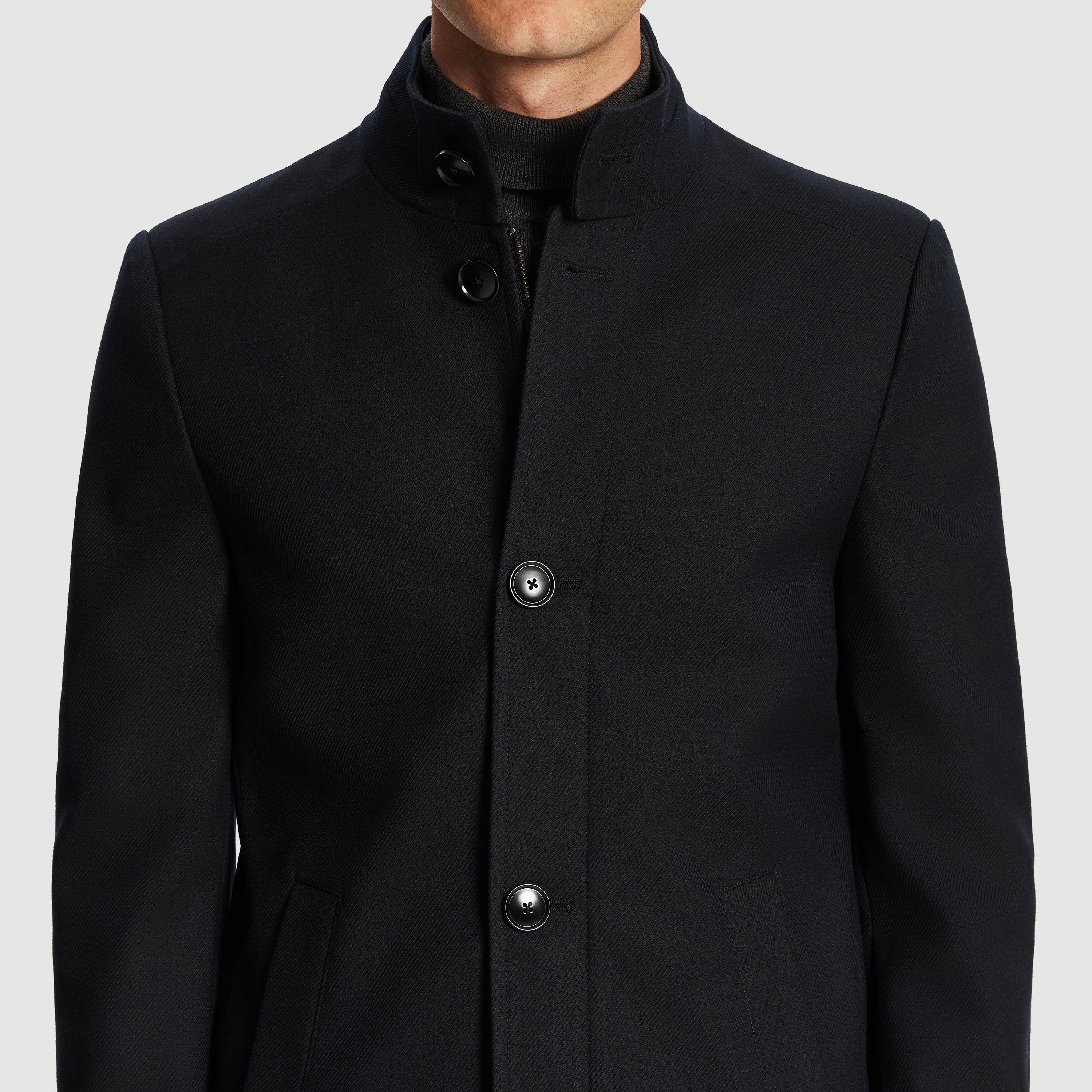 Black Trophy Stretch Textured Dress Jacket