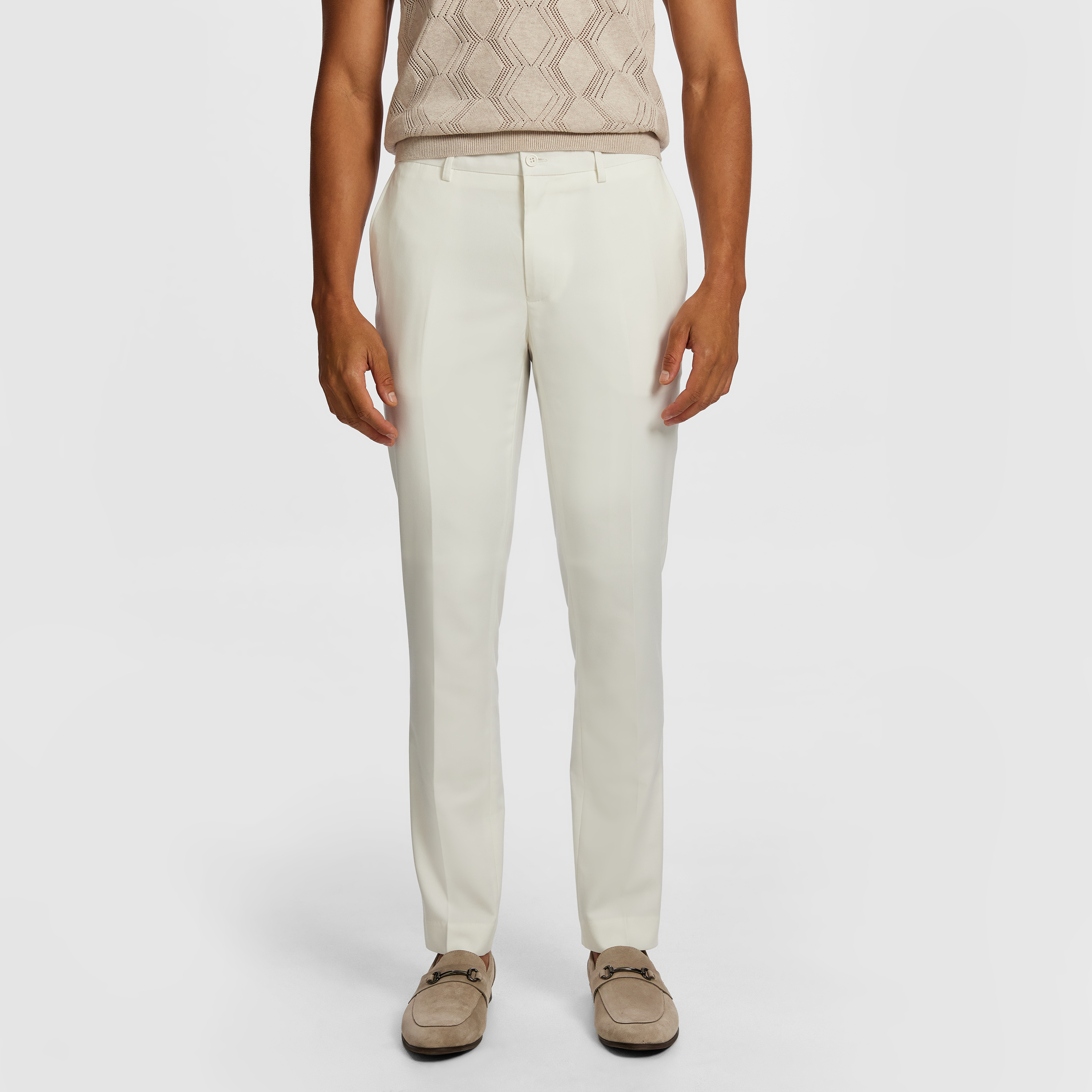 Blanc Stretch Skinny Dress Pant