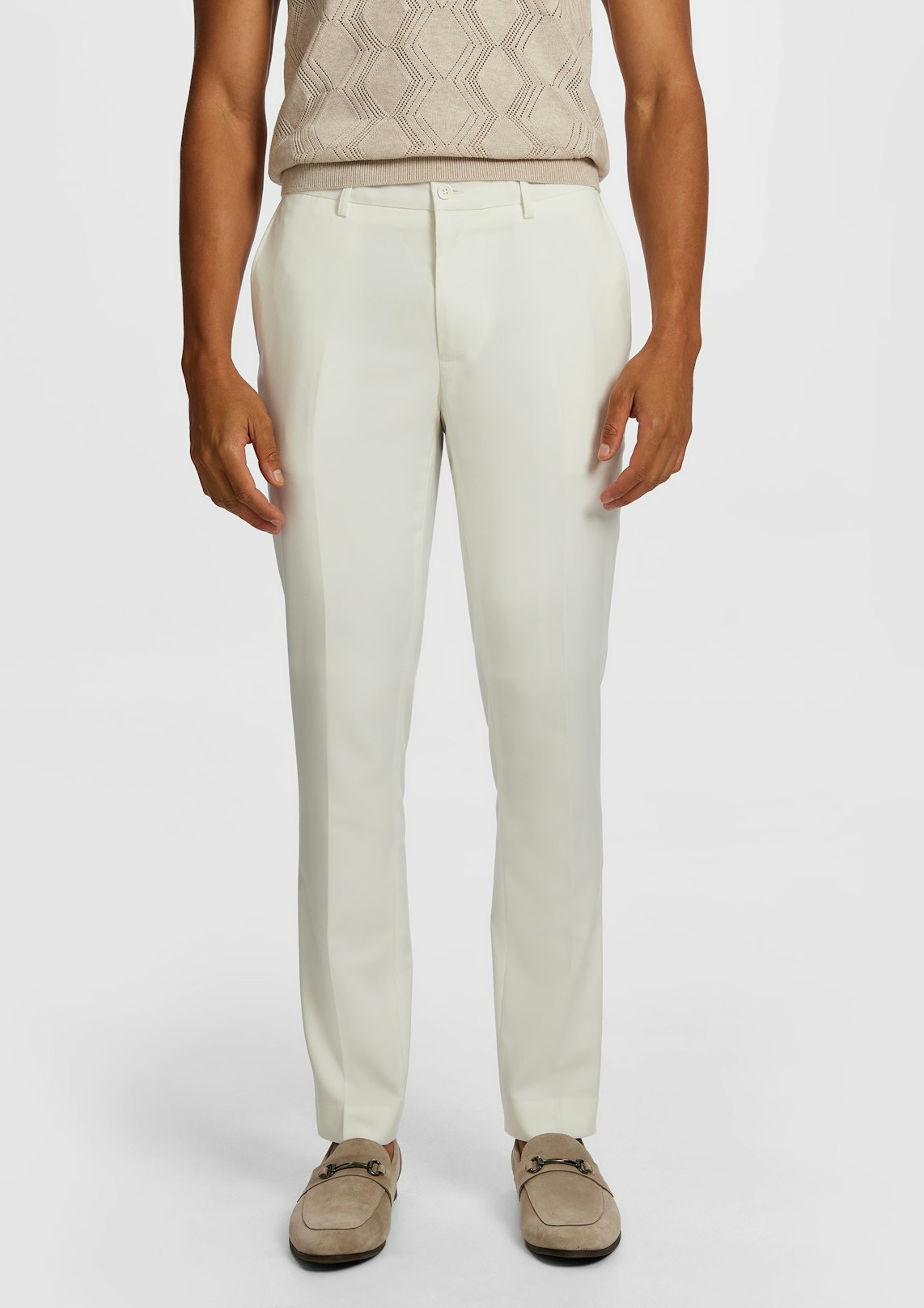 Blanc Stretch Skinny Dress Pant
