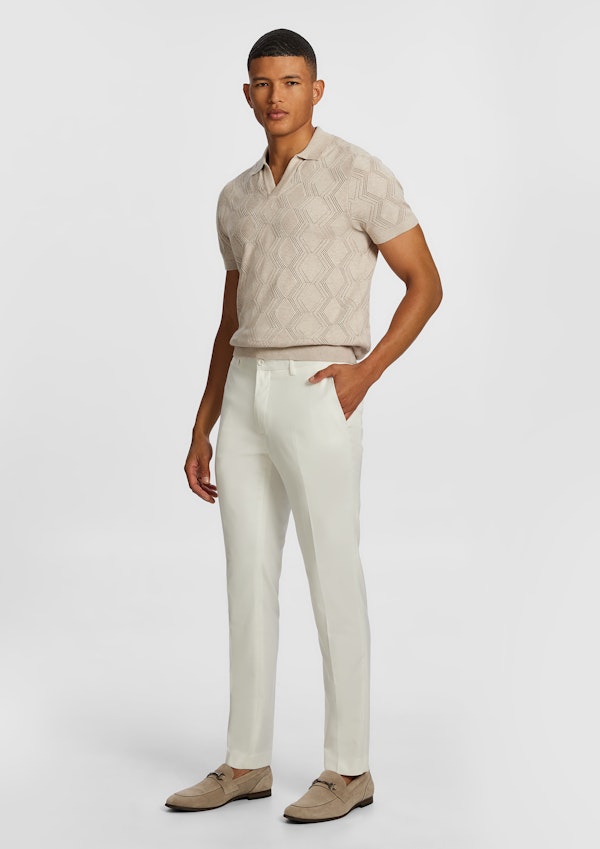 Blanc Stretch Skinny Dress Pant