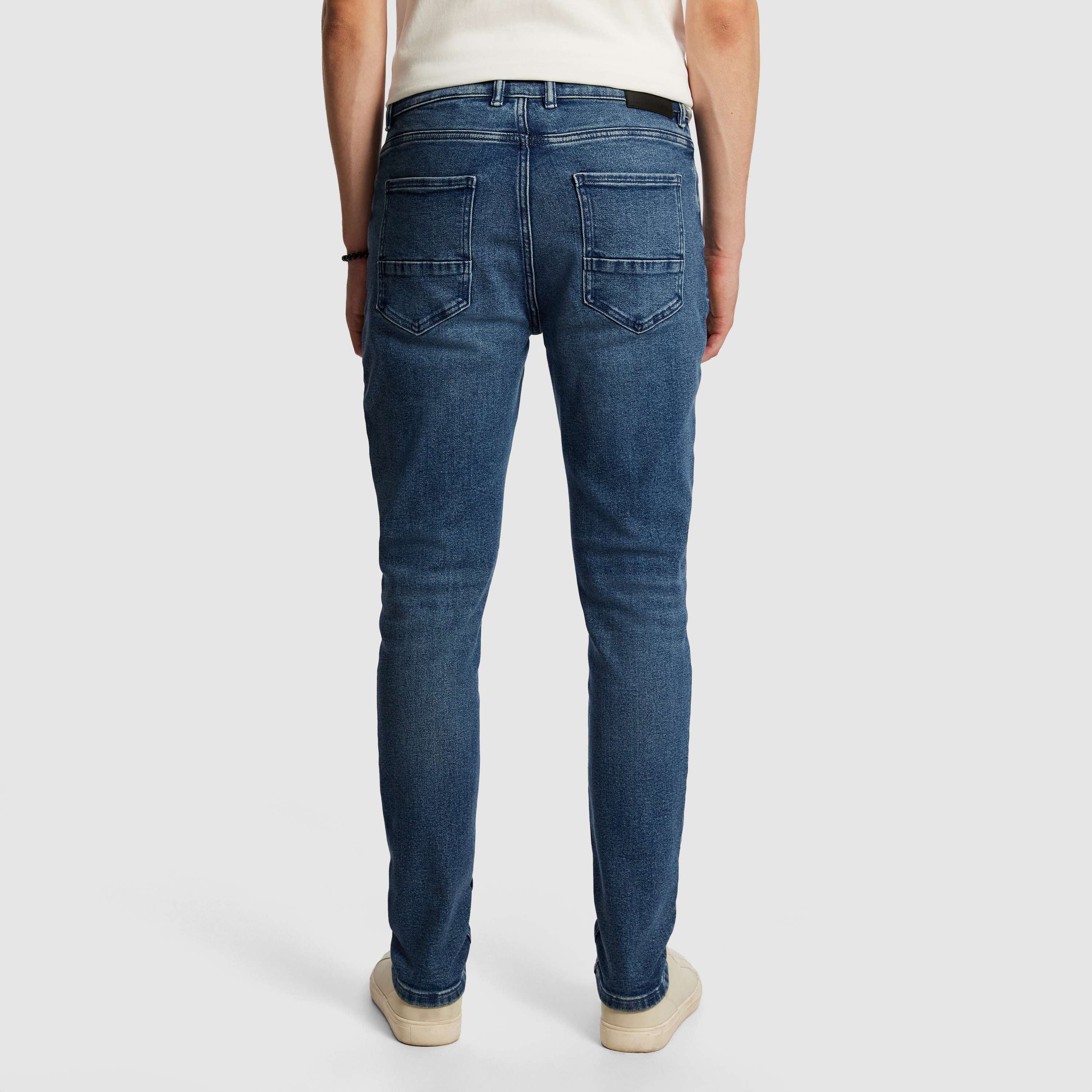 Mid Blue Jim Slim Jean