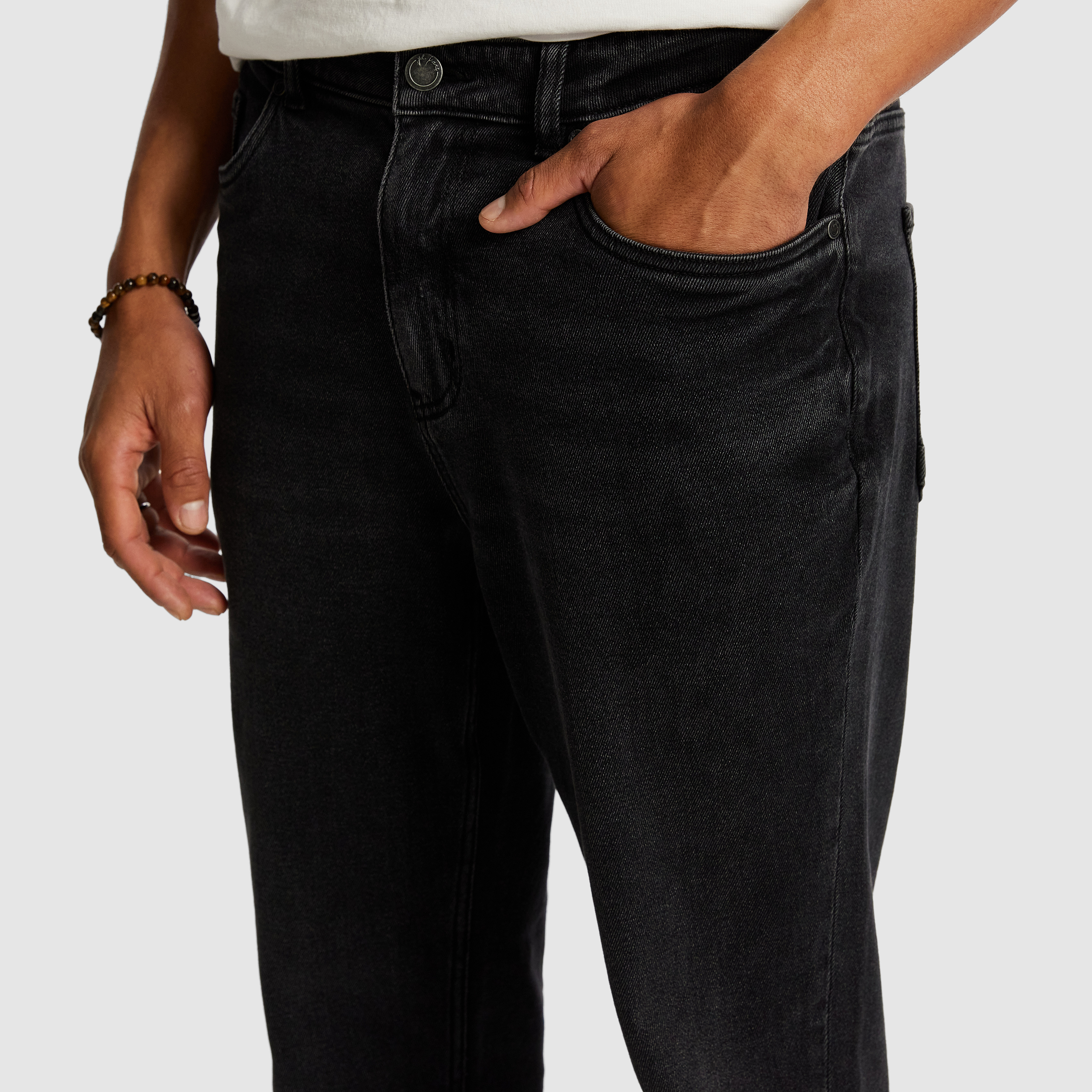 Charcoal Noel Straight Jean