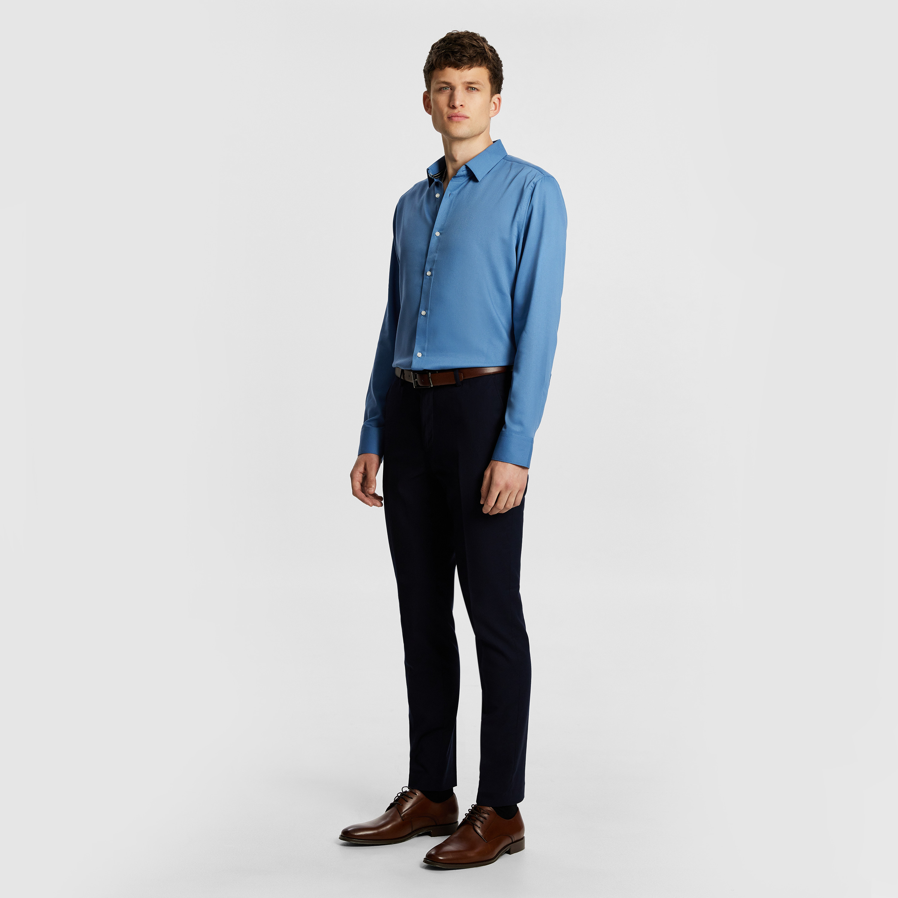 Blue Baxter Super Stretch Slim Dress Shirt
