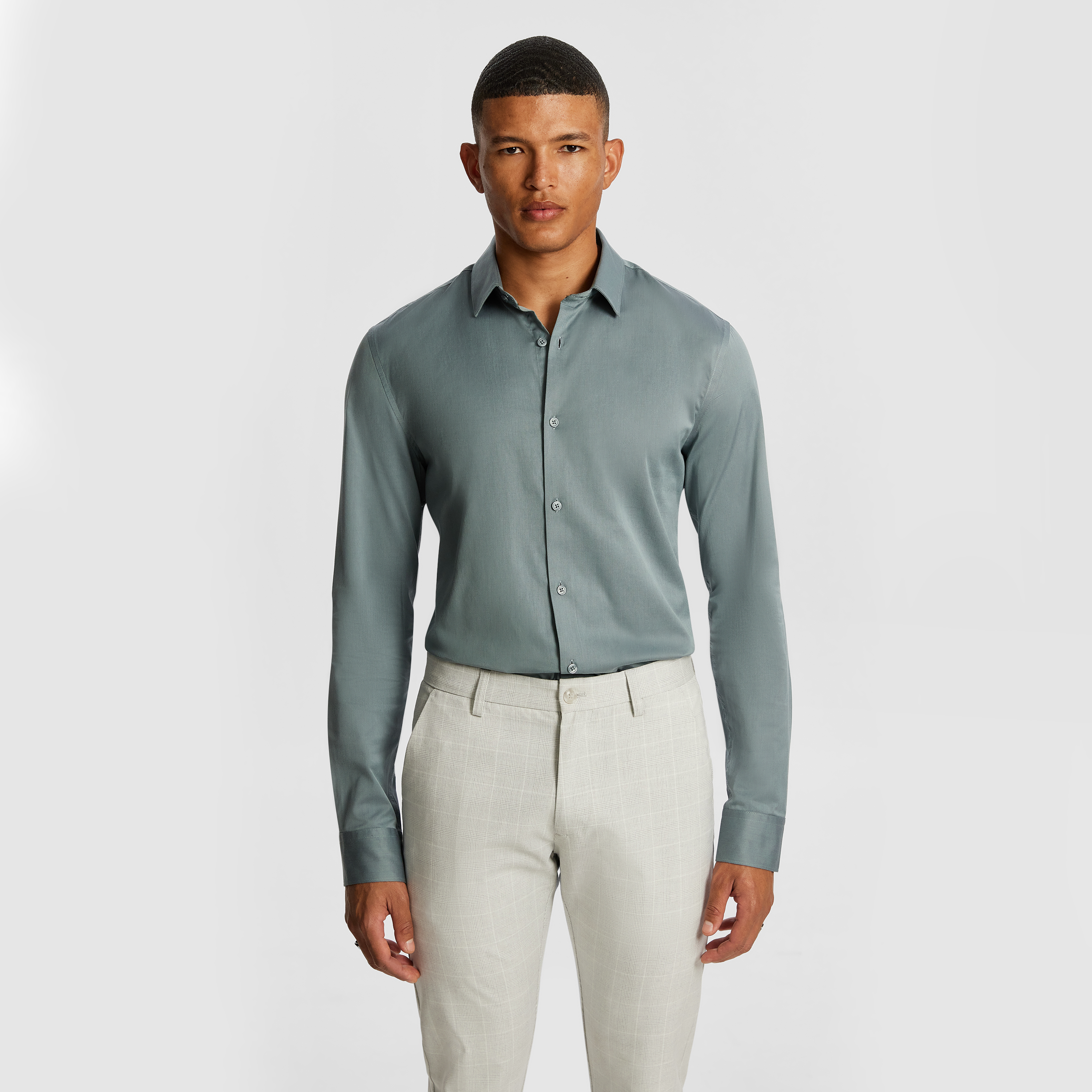 Snapper Stretch Slim Fit Dress Shirt