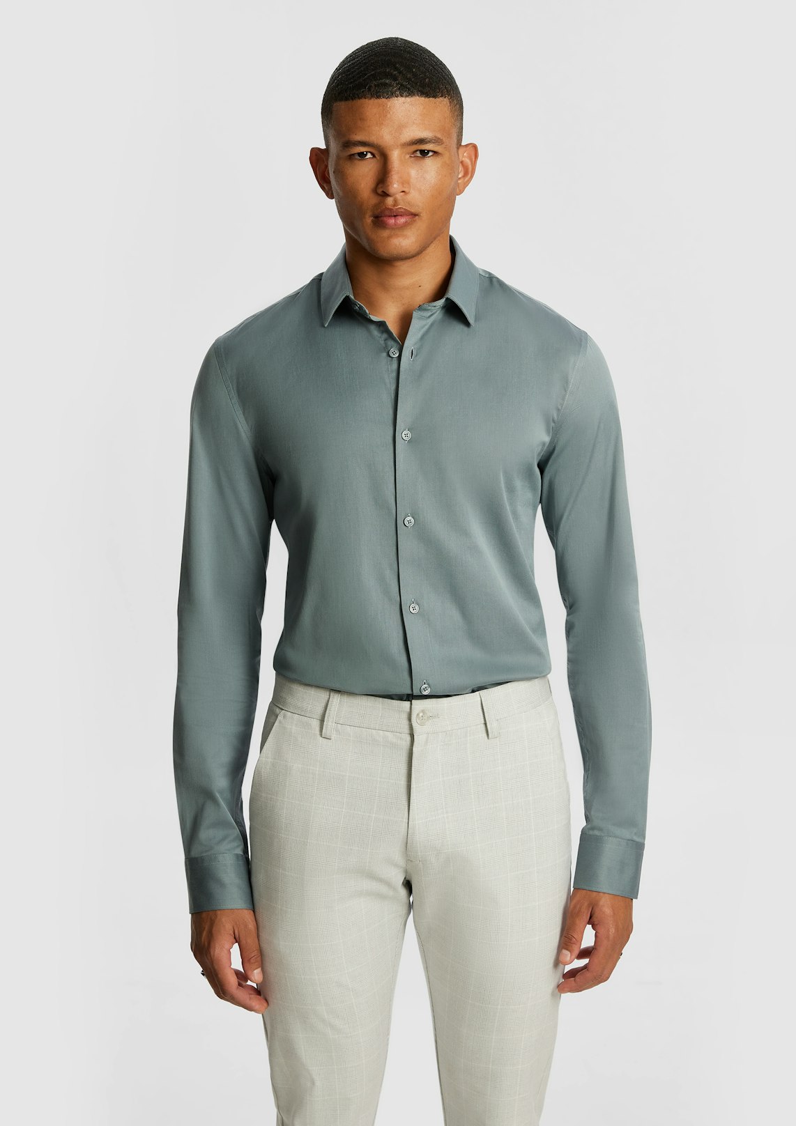 Snapper Stretch Slim Fit Dress Shirt