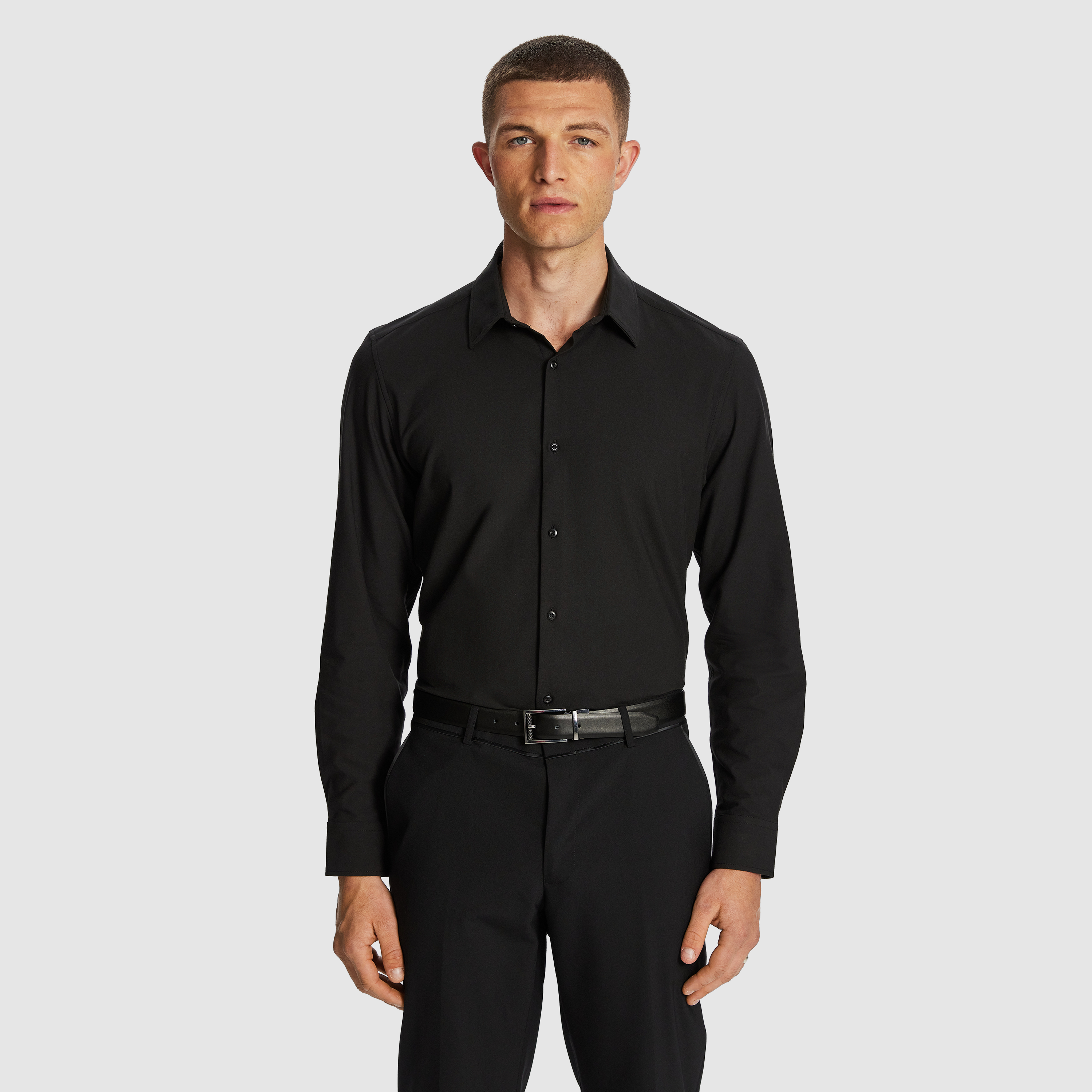 新品　BRIEFING MENS DRESS BD SHIRT ブラック　M ブリーフィング ゴルフ ウェア メンズ ドレスボタンダウンシャツ