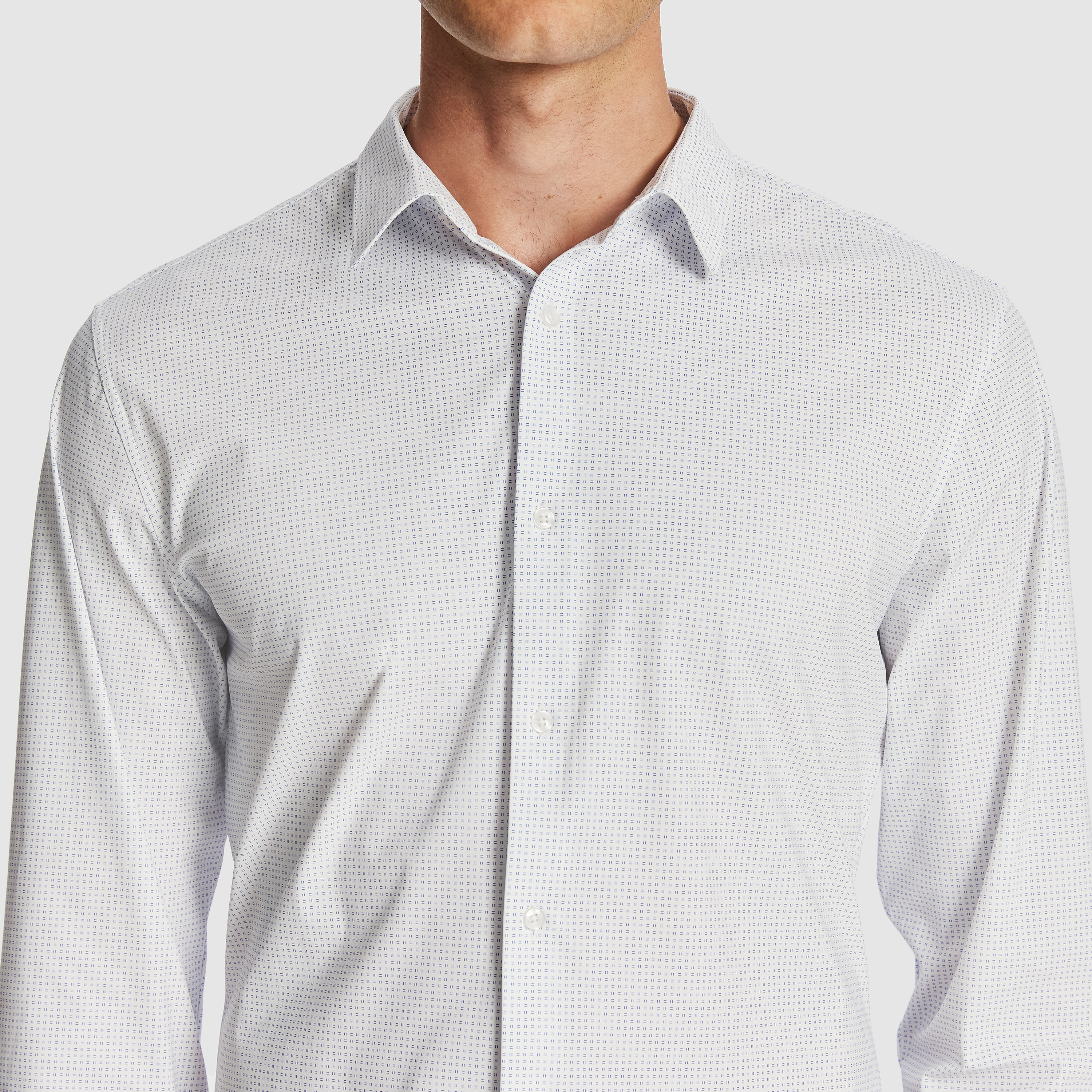 Regent Super Stretch Printed Dress Shirt