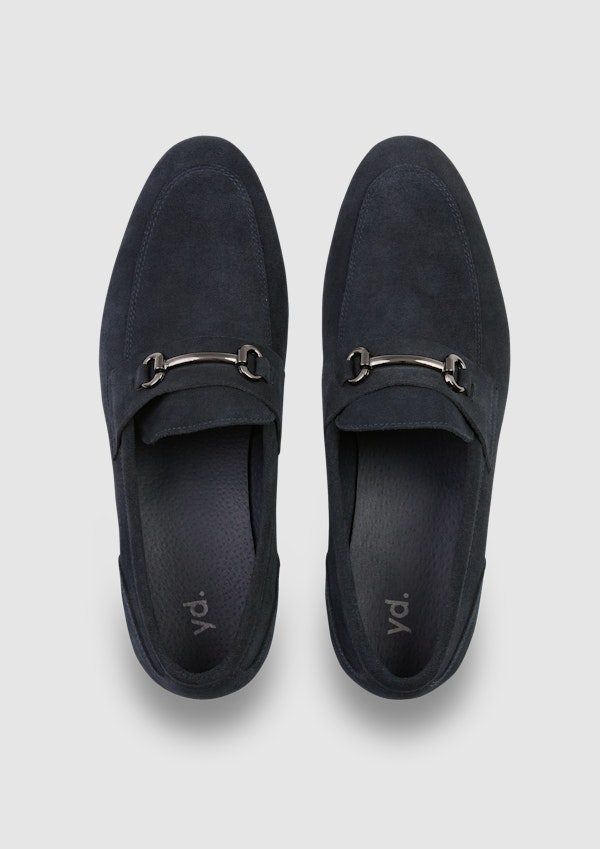 Navy Ragnar Suede Leather Loafer