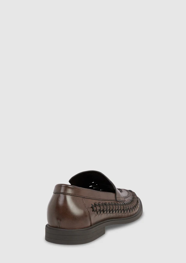 Chocolate Palm Lattice Slip On Shoe
