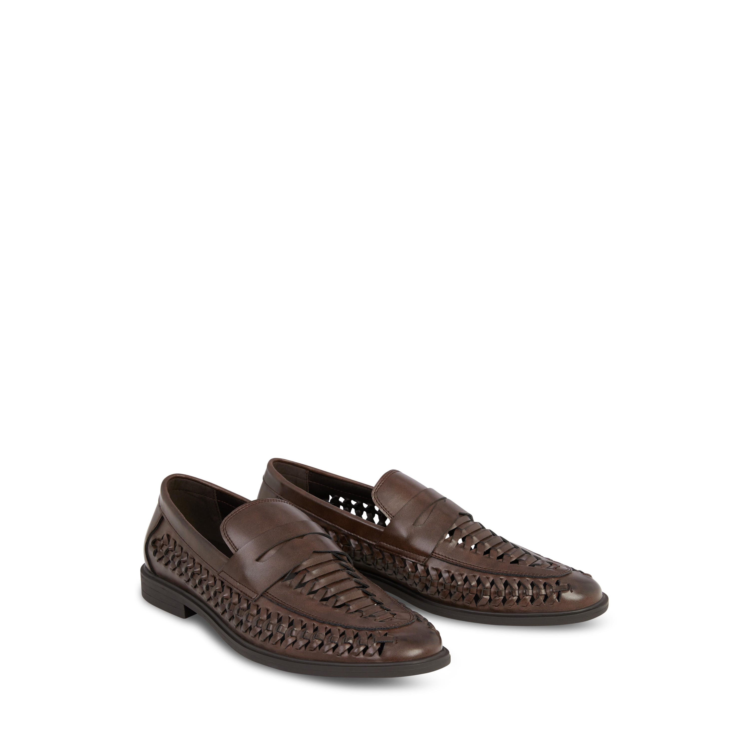 Chocolate Palm Lattice Slip On Shoe