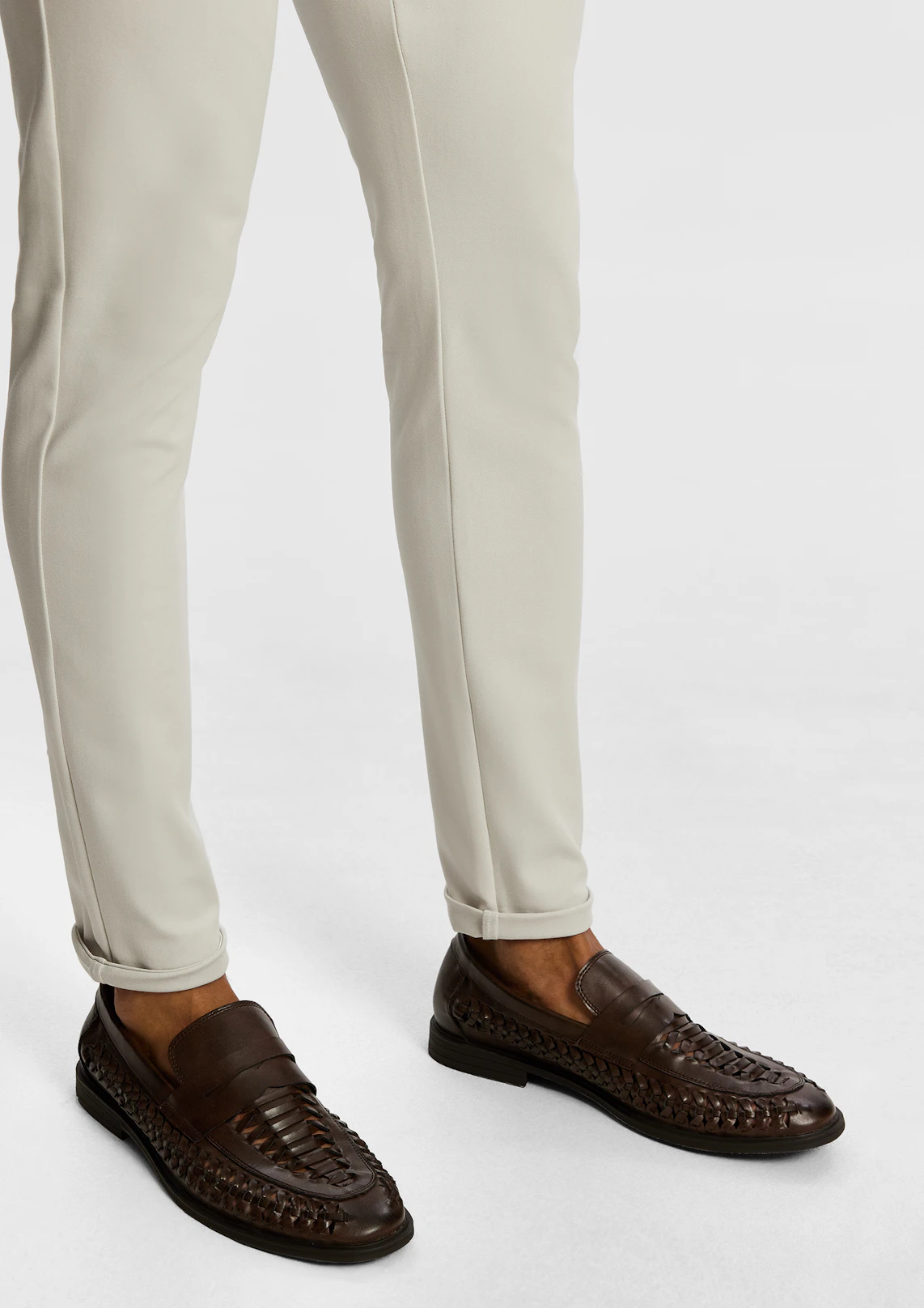 Chocolate Palm Lattice Slip On Shoe
