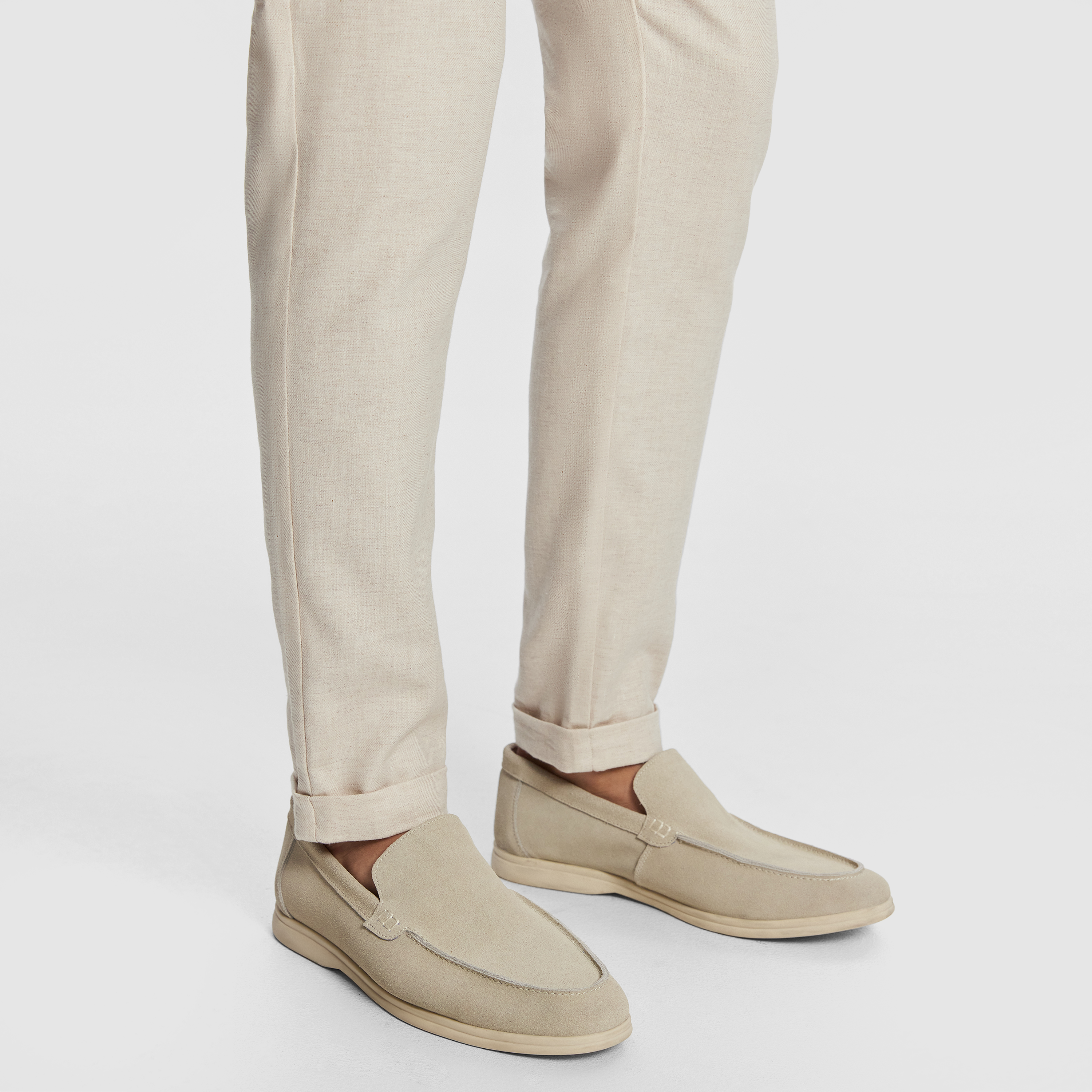 Natural Ocean Slip On Suede Shoe Men's Shoe yd NZ