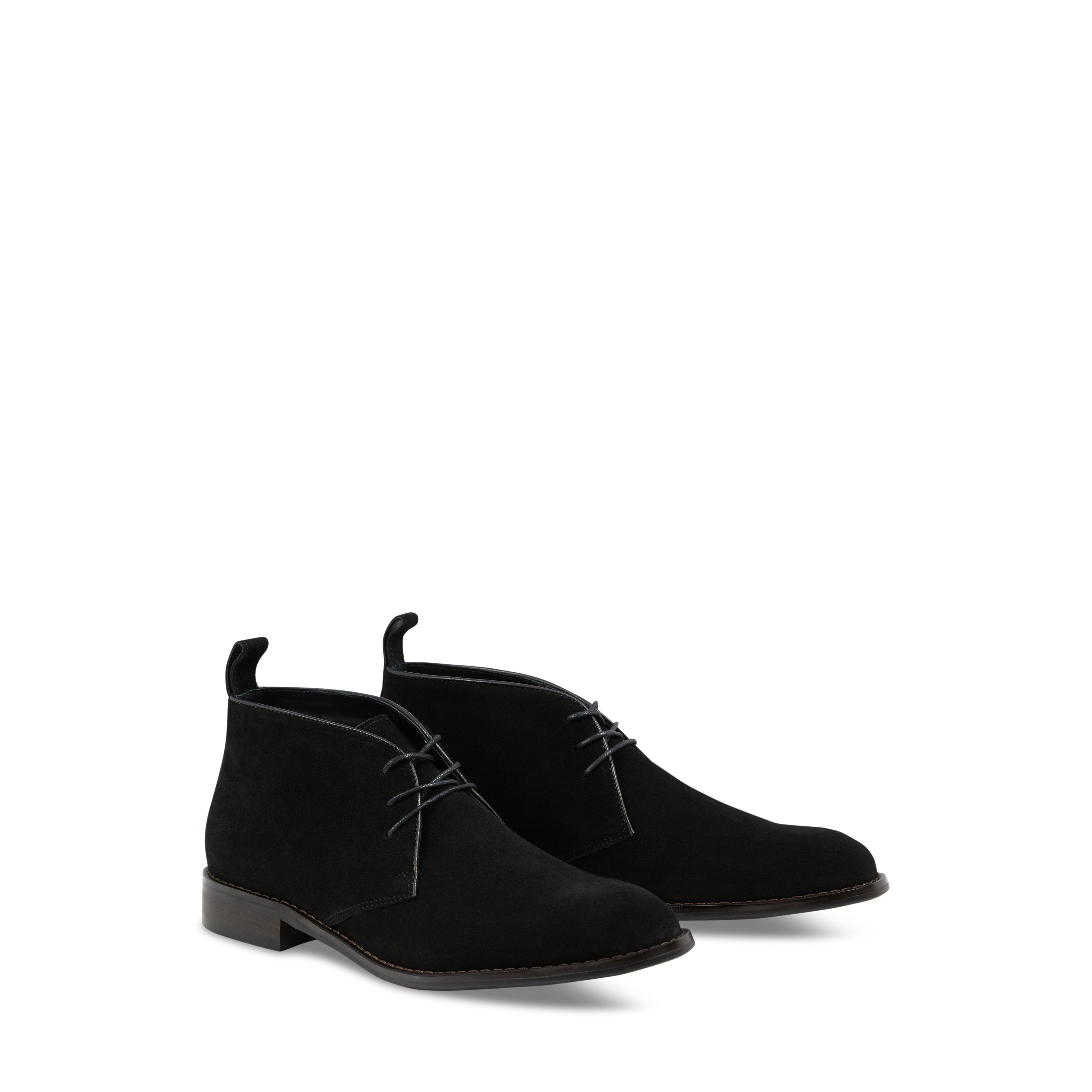 Black Barry Chukka Suede Boot