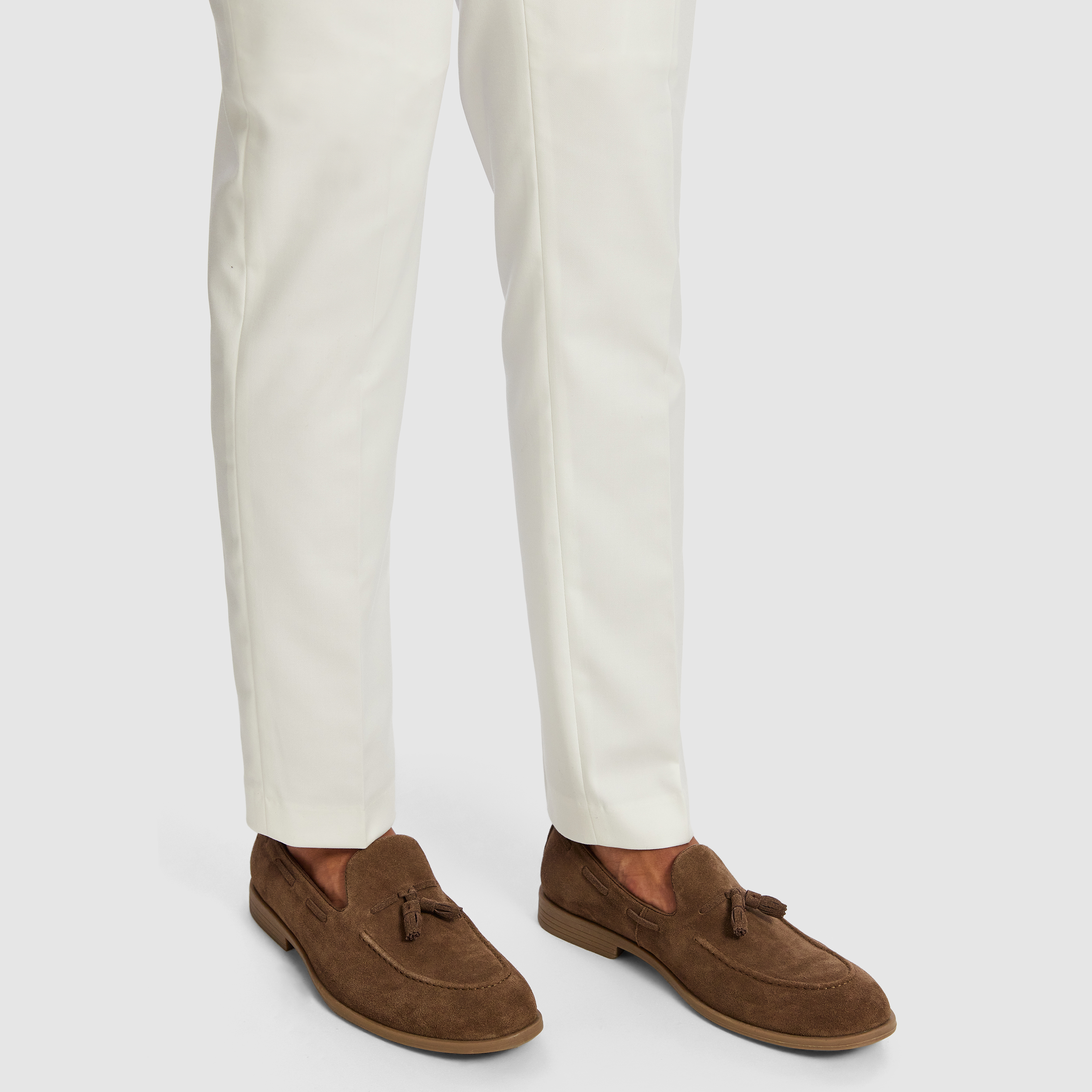 Natural Sisto Suede Leather Shoe