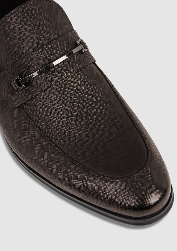 Riccardo Textured Leather Loafer