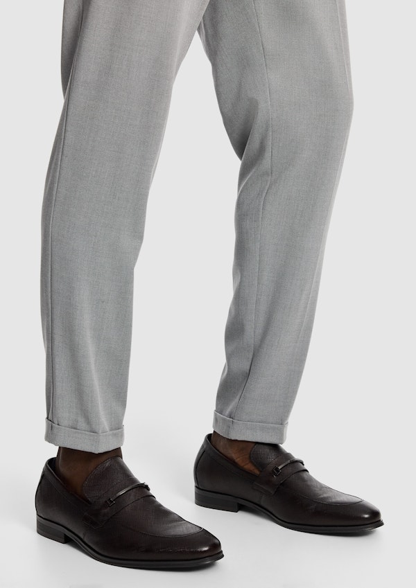 Riccardo Textured Leather Loafer