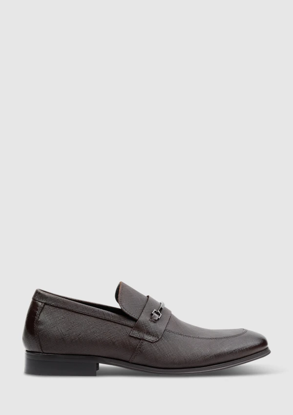 Riccardo Textured Leather Loafer