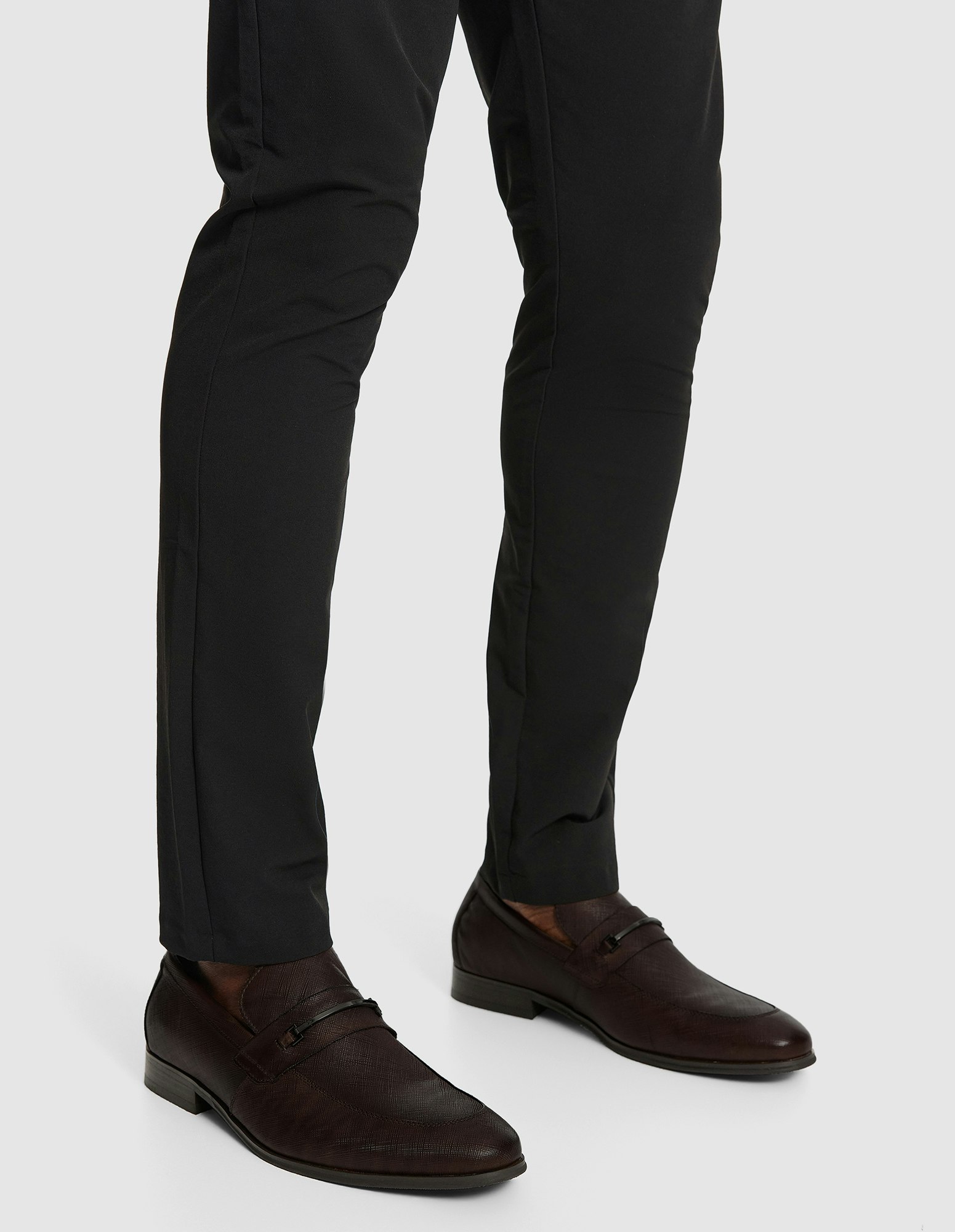 Riccardo Textured Leather Loafer