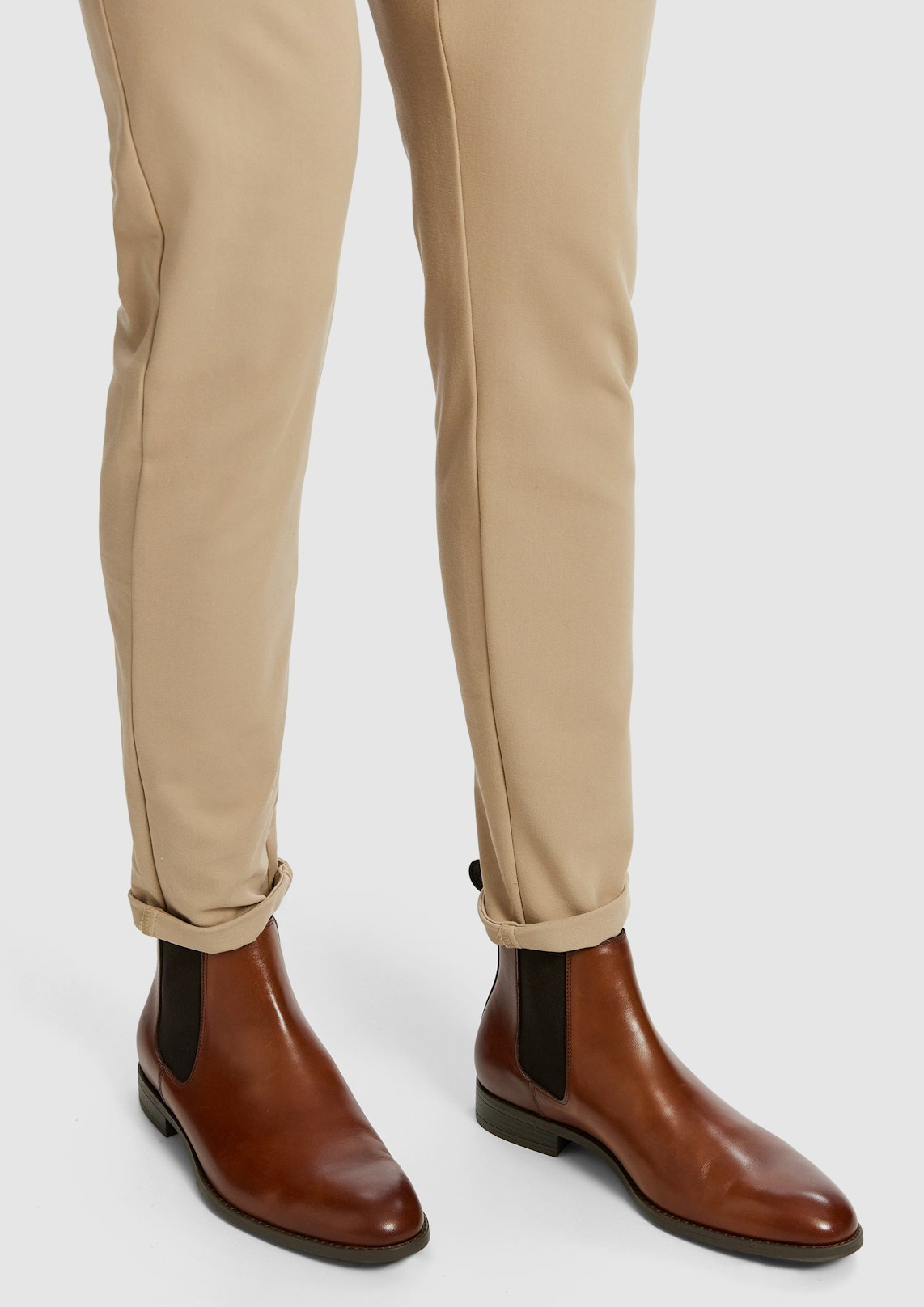 Tan Thomas Chelsea Leather Boot