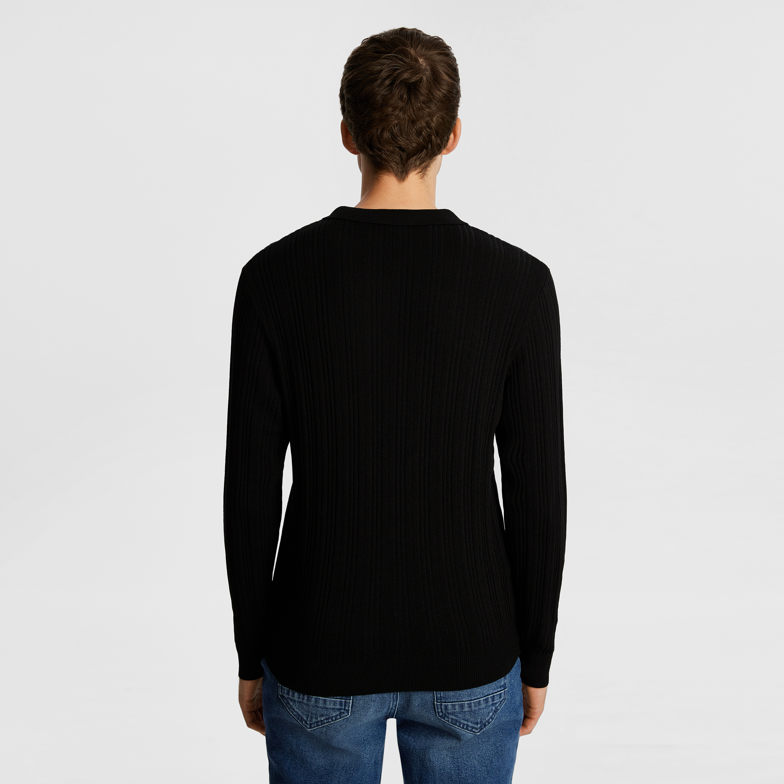 Banderas Knit Long Sleeve Polo