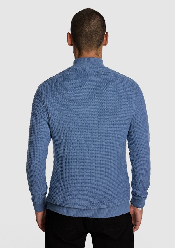 Blue Martin 1/4 Zip Knit Jumper