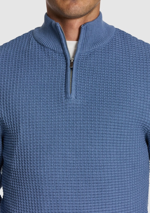 Blue Martin 1/4 Zip Knit Jumper