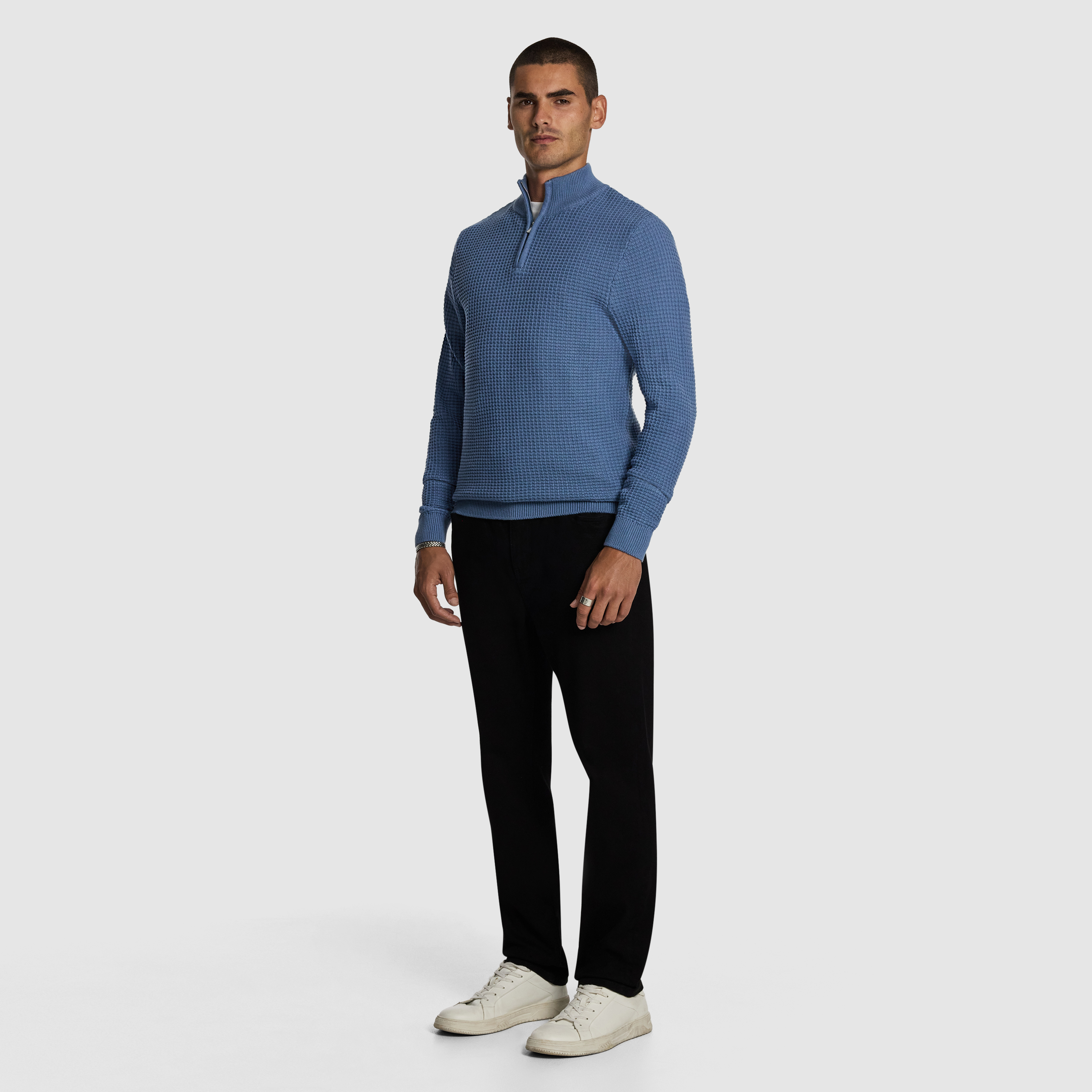 Blue Martin 1/4 Zip Knit Jumper